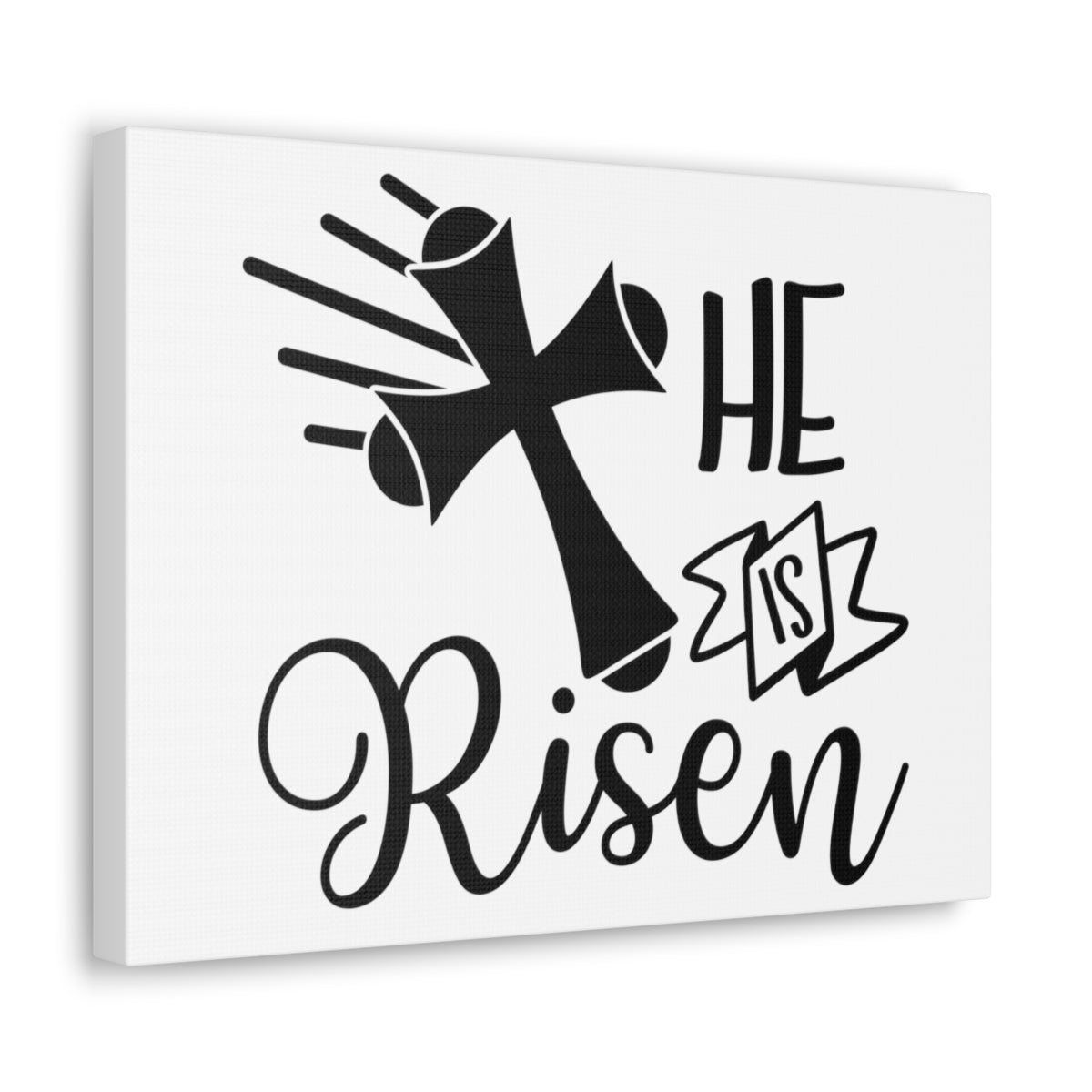 Scripture Walls He Is Risen Job 19:25 Christian Wall Art Print Ready to Hang Unframed-Express Your Love Gifts