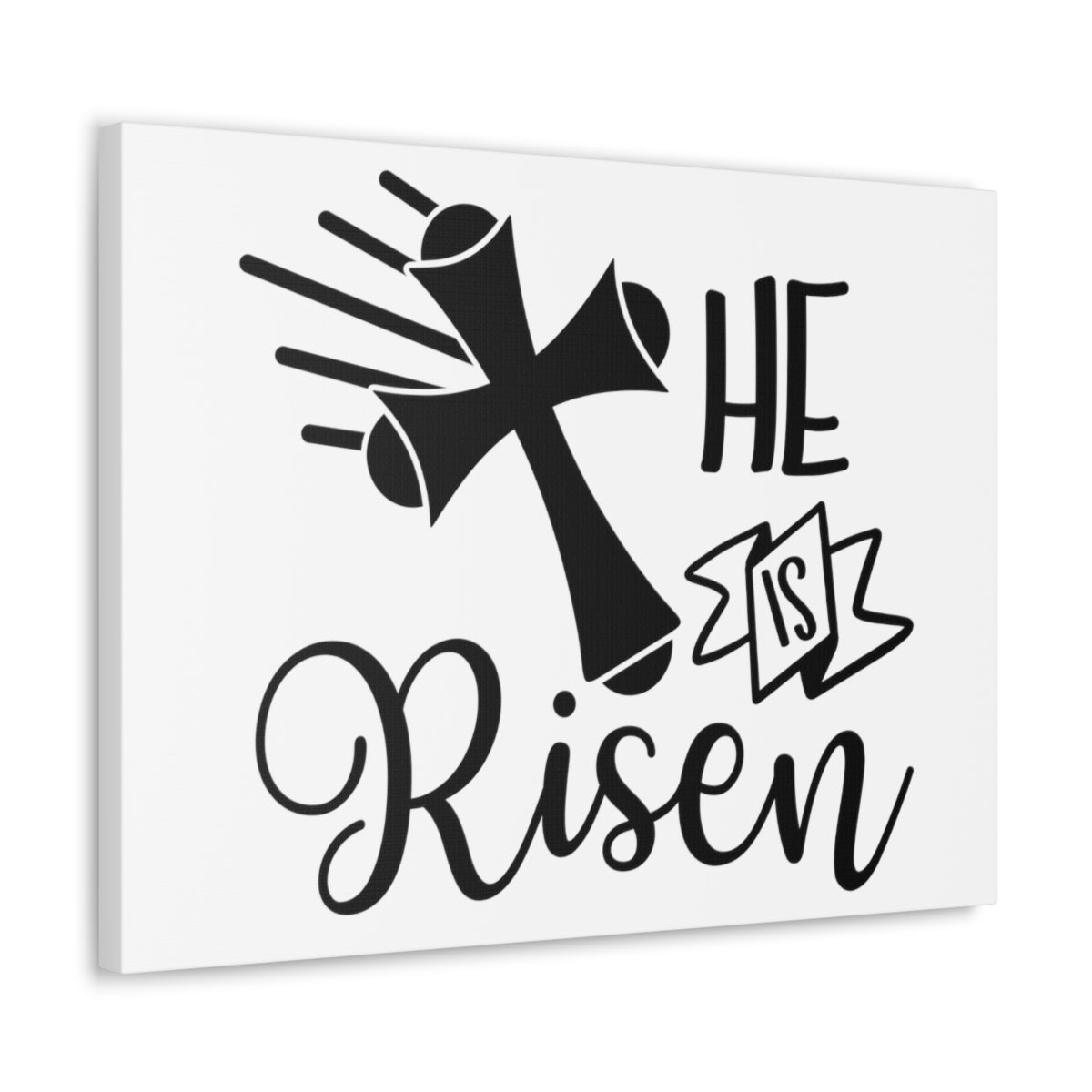 Scripture Walls He Is Risen Job 19:25 Christian Wall Art Print Ready to Hang Unframed-Express Your Love Gifts