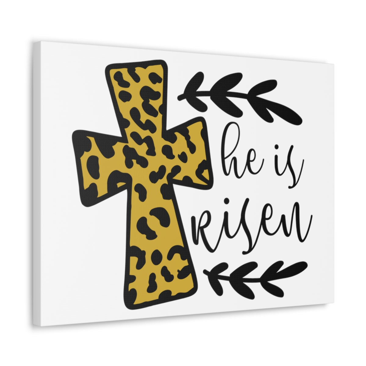 Scripture Walls He Is Risen Luke 24:5-7 Christian Wall Art Print Ready to Hang Unframed-Express Your Love Gifts