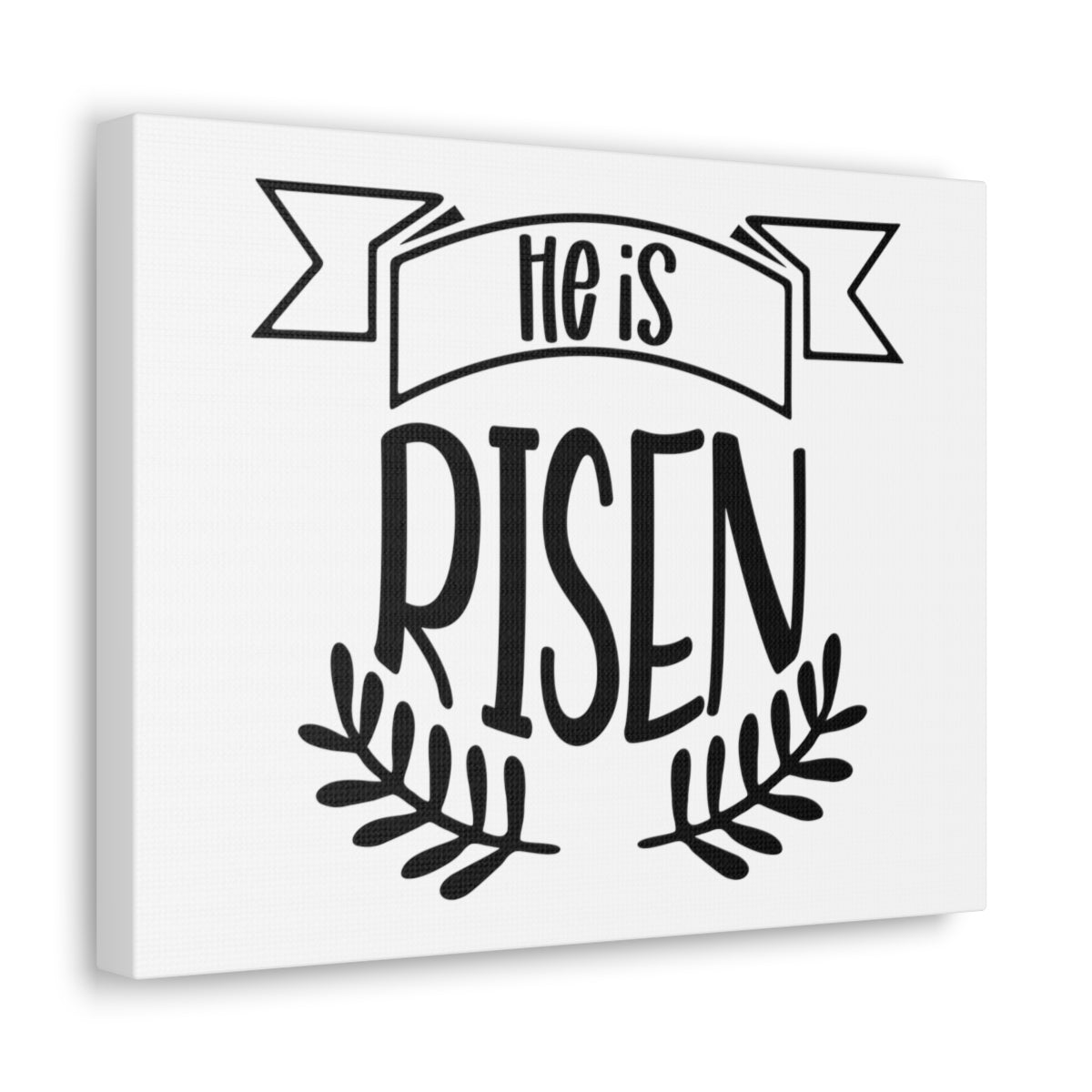 Scripture Walls He Is Risen Romans 4:25 Christian Wall Art Print Ready to Hang Unframed-Express Your Love Gifts