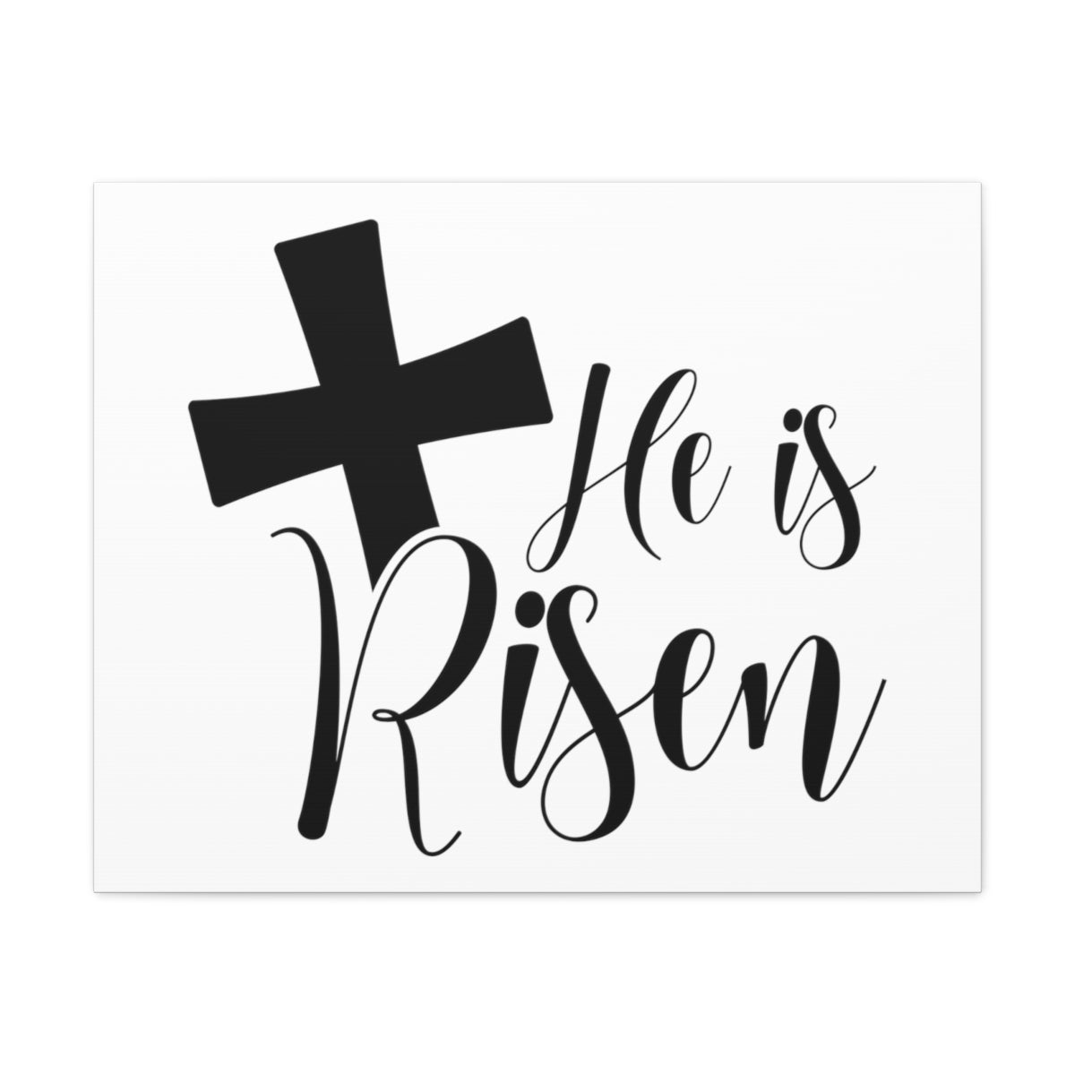 Scripture Walls He Is Risen Romans 6:9 Christian Wall Art Print Ready to Hang Unframed-Express Your Love Gifts