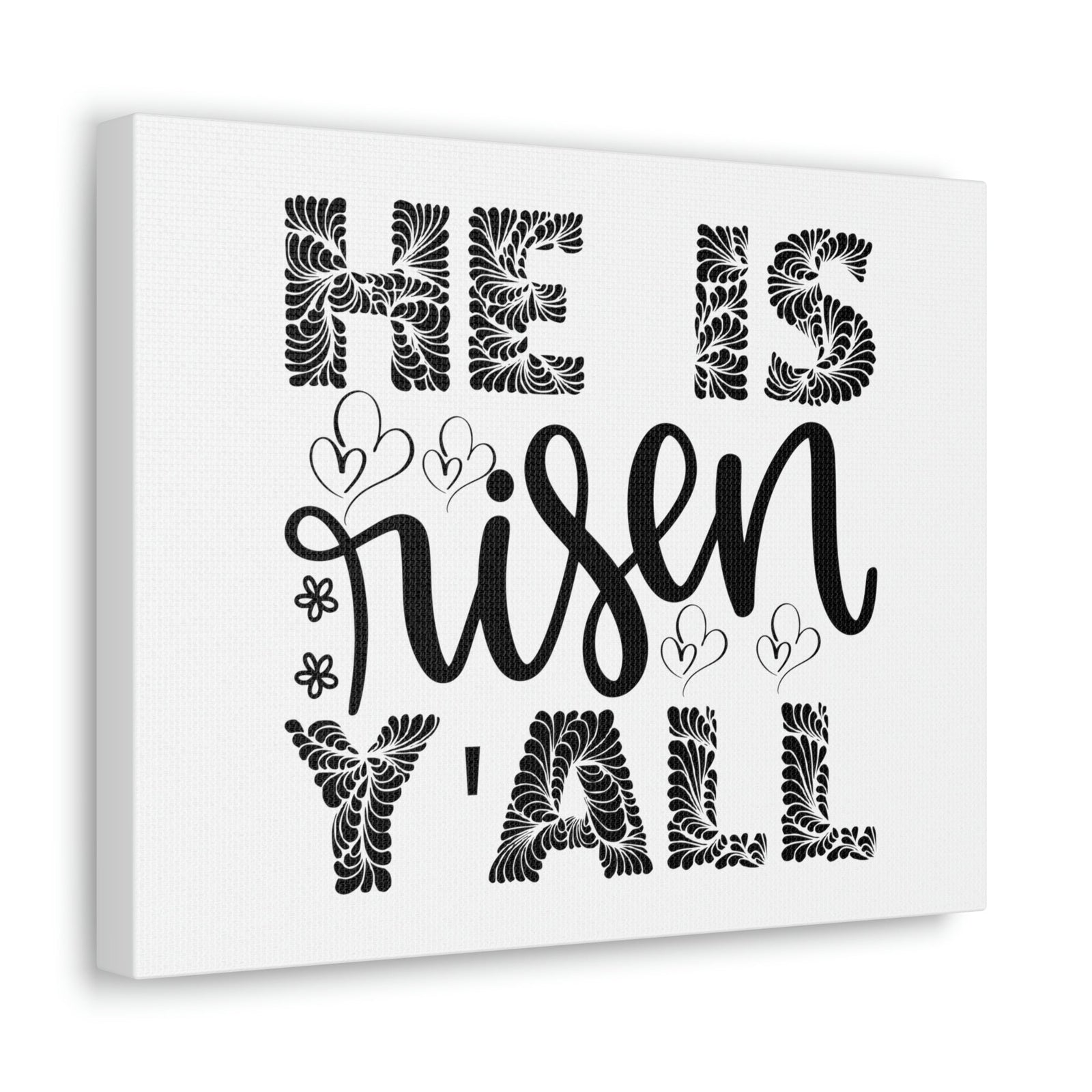 Scripture Walls He Is Risen Y'all Matthew 28:6 Christian Wall Art Print Ready to Hang Unframed-Express Your Love Gifts