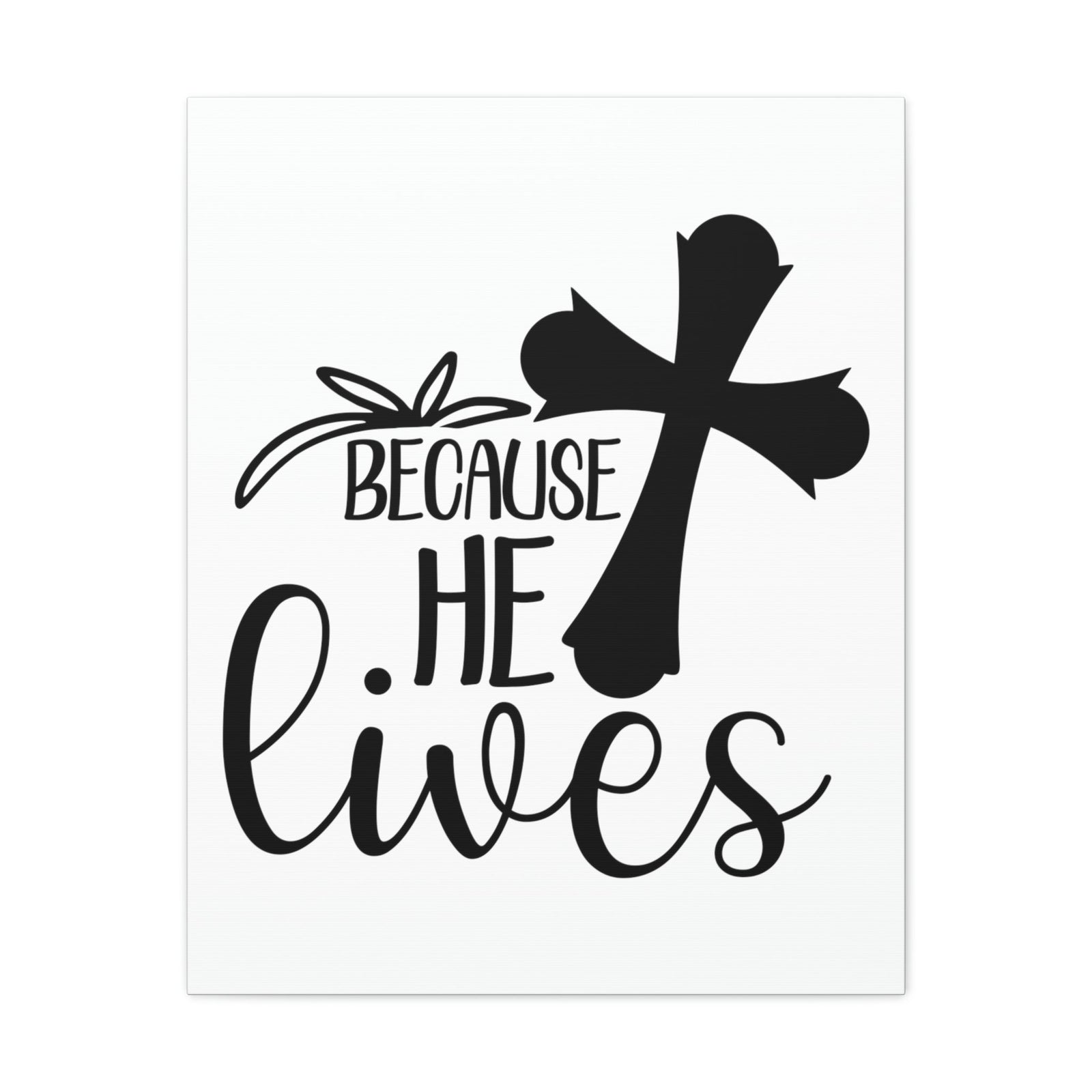 Scripture Walls He Lives John 14:19 Christian Wall Art Print Ready to Hang Unframed-Express Your Love Gifts