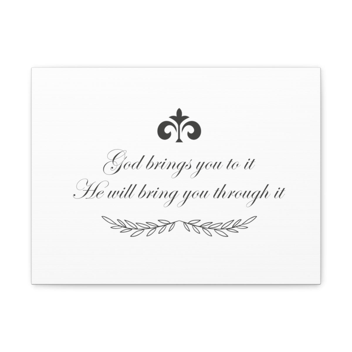 Scripture Walls He Will Bring You Through It 2 Corinthians 4:8-12 Christian Wall Art Print Ready to Hang Unframed-Express Your Love Gifts