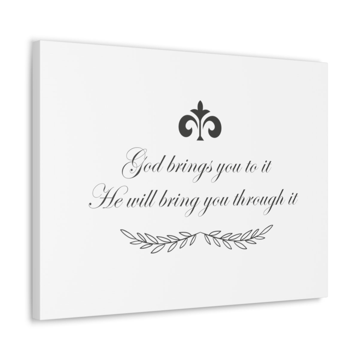 Scripture Walls He Will Bring You Through It 2 Corinthians 4:8-12 Christian Wall Art Print Ready to Hang Unframed-Express Your Love Gifts