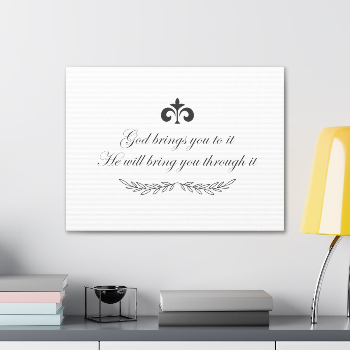Scripture Walls He Will Bring You Through It 2 Corinthians 4:8-12 Christian Wall Art Print Ready to Hang Unframed-Express Your Love Gifts
