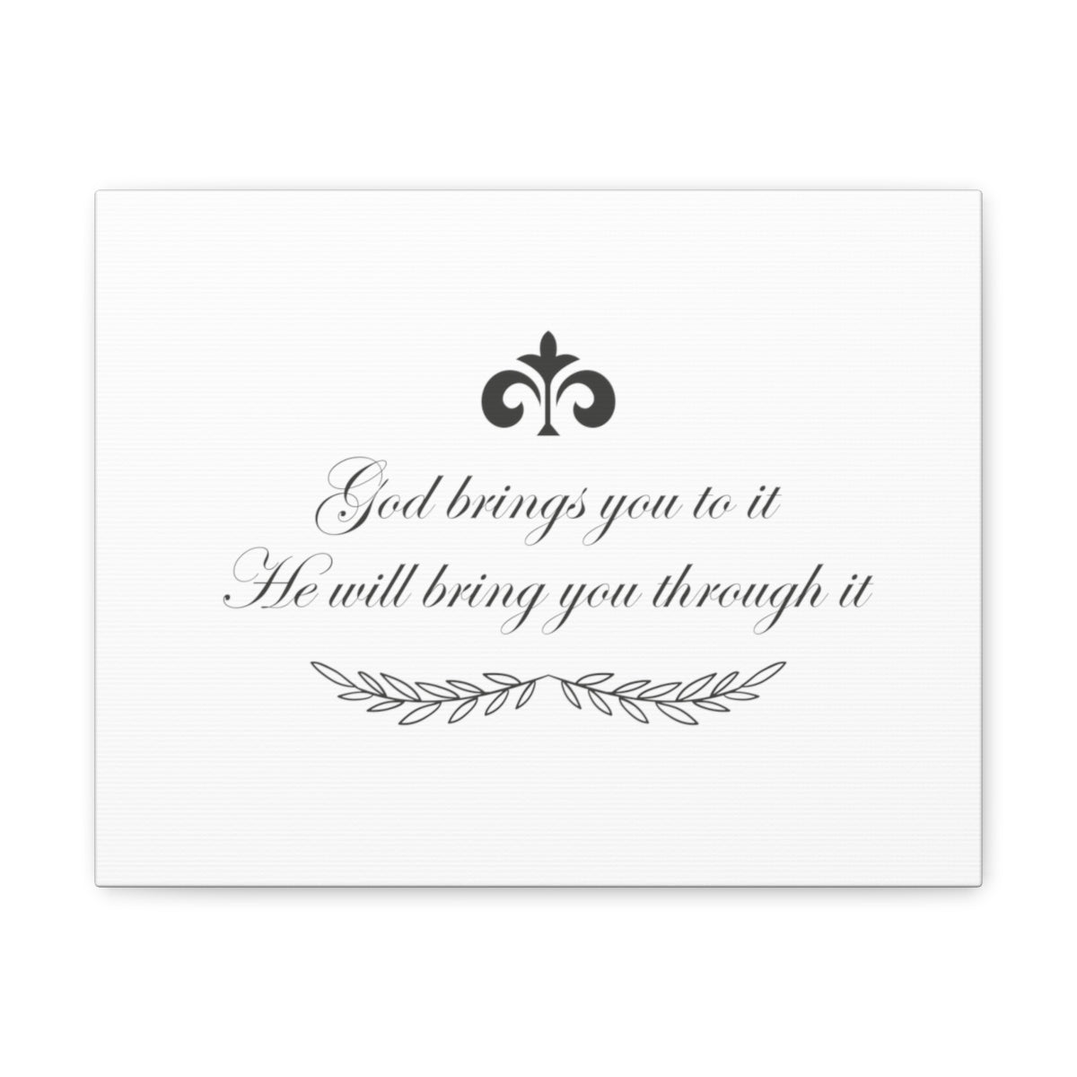 Scripture Walls He Will Bring You Through It 2 Corinthians 4:8-12 Christian Wall Art Print Ready to Hang Unframed-Express Your Love Gifts