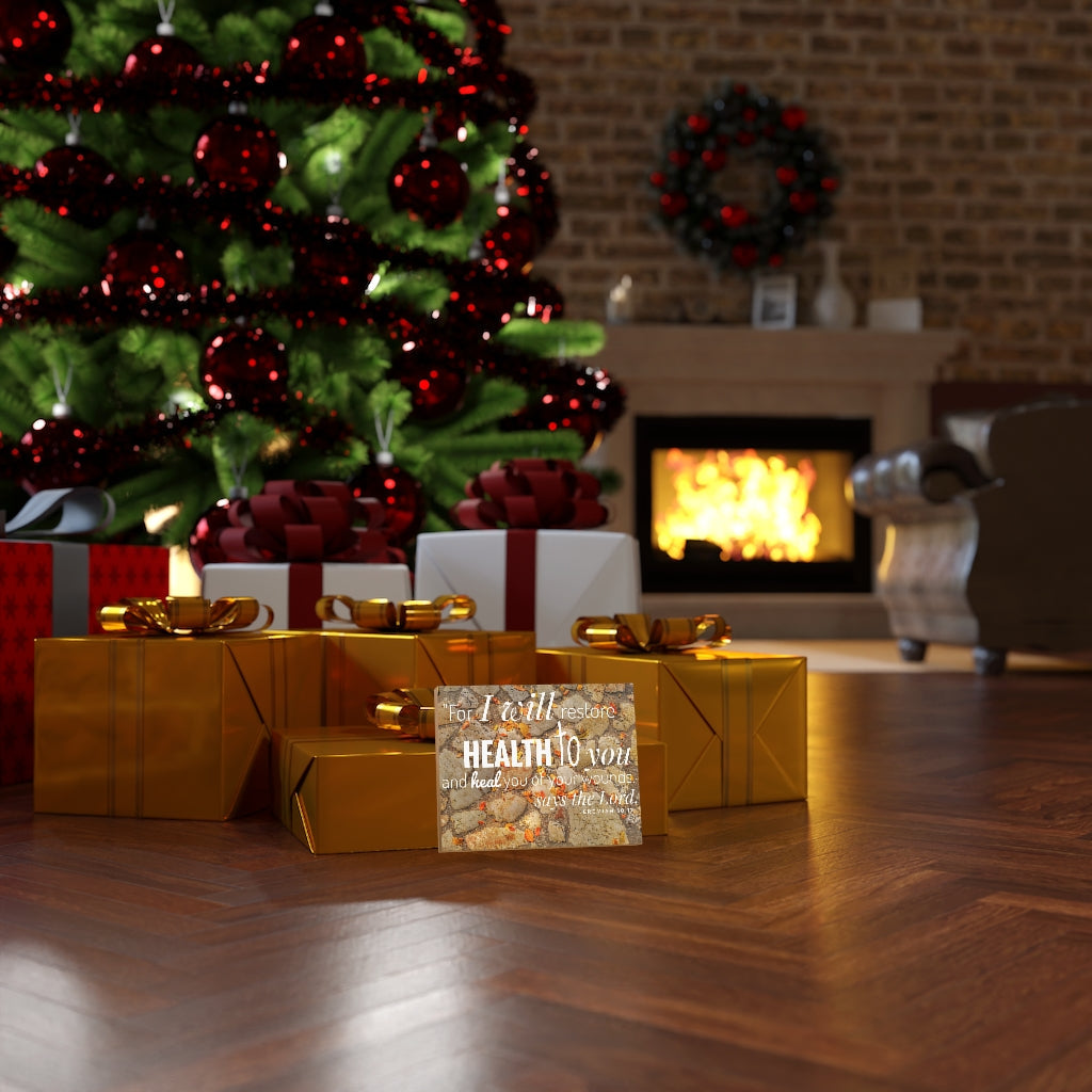 Scripture Walls Health To You Jeremiah 30:17 Bible Verse Canvas Christian Wall Art Ready to Hang Unframed-Express Your Love Gifts