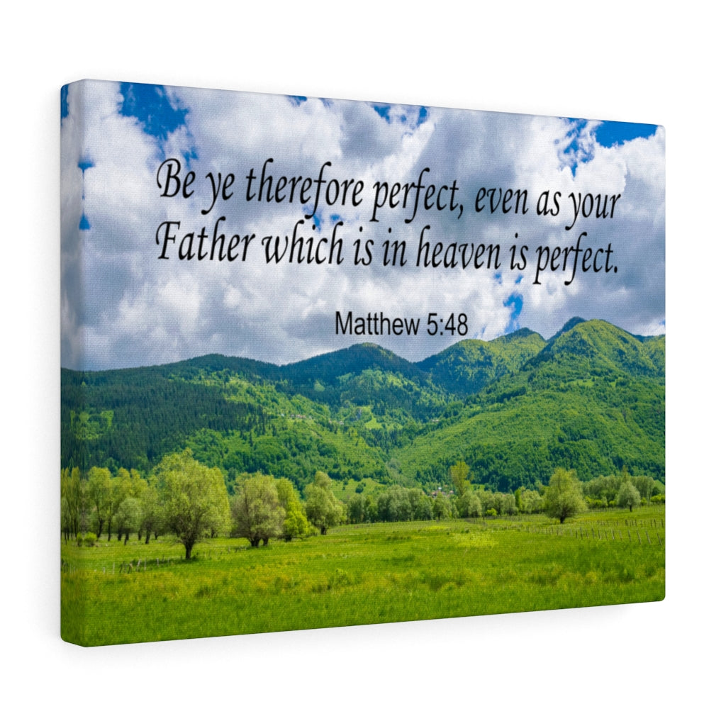 Scripture Walls Heaven is Perfect Matthew 5:48 Christian Wall Art Print Ready to Hang Unframed-Express Your Love Gifts