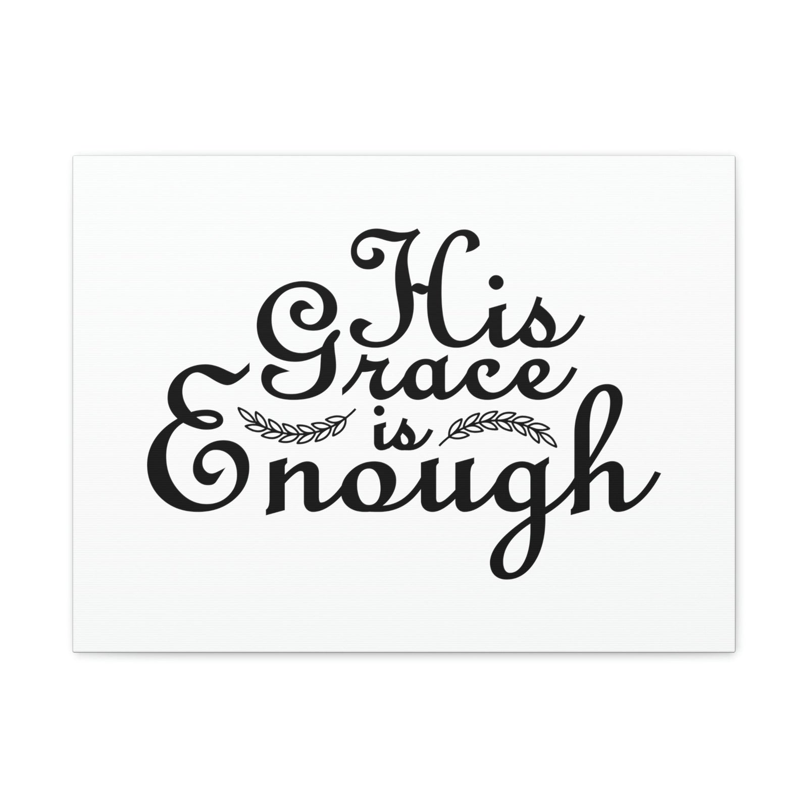 Scripture Walls His Grace Is Enough 2 Corinthians 12:9 Christian Wall Art Bible Verse Print Ready to Hang Unframed-Express Your Love Gifts