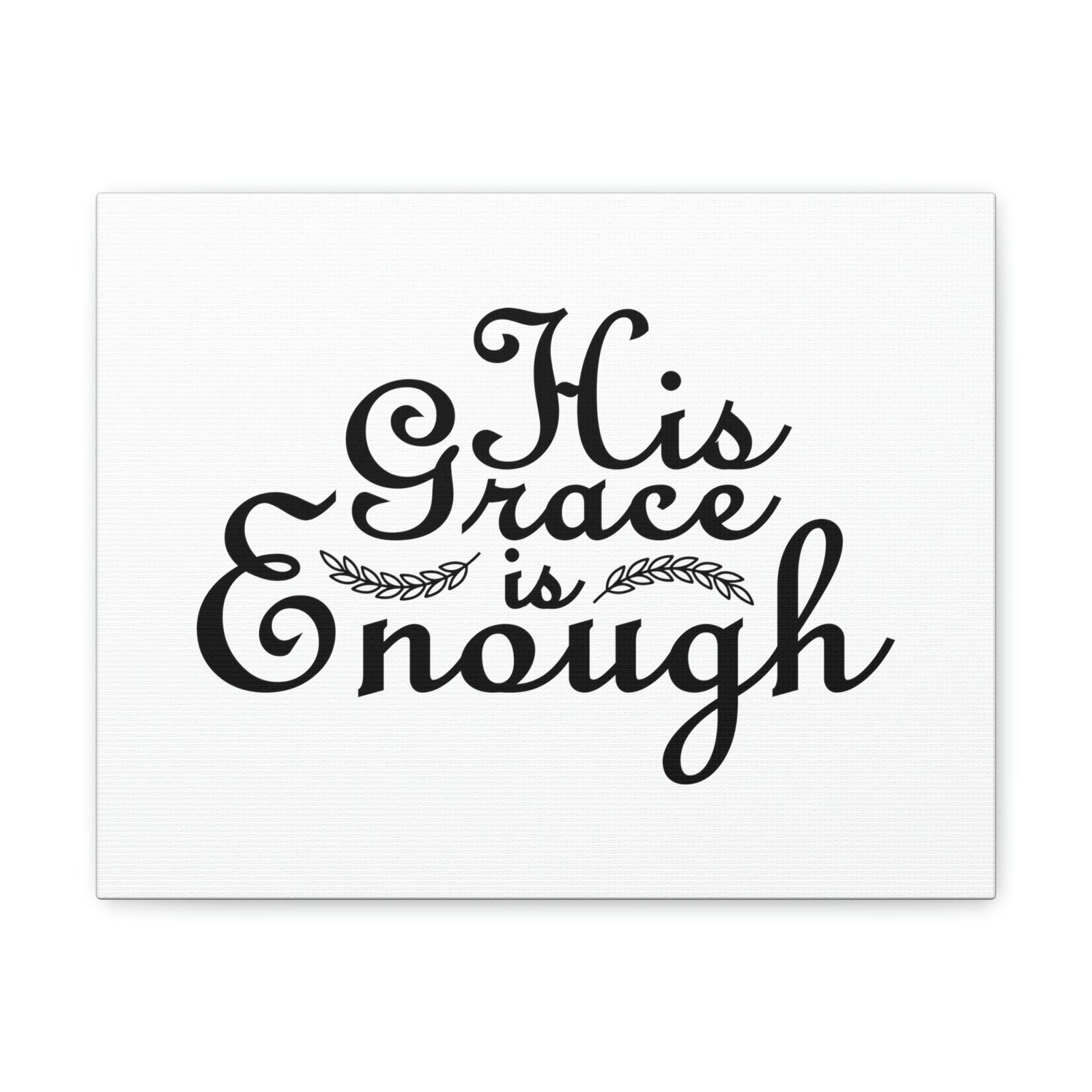 Scripture Walls His Grace Is Enough 2 Corinthians 12:9 Christian Wall Art Bible Verse Print Ready to Hang Unframed-Express Your Love Gifts