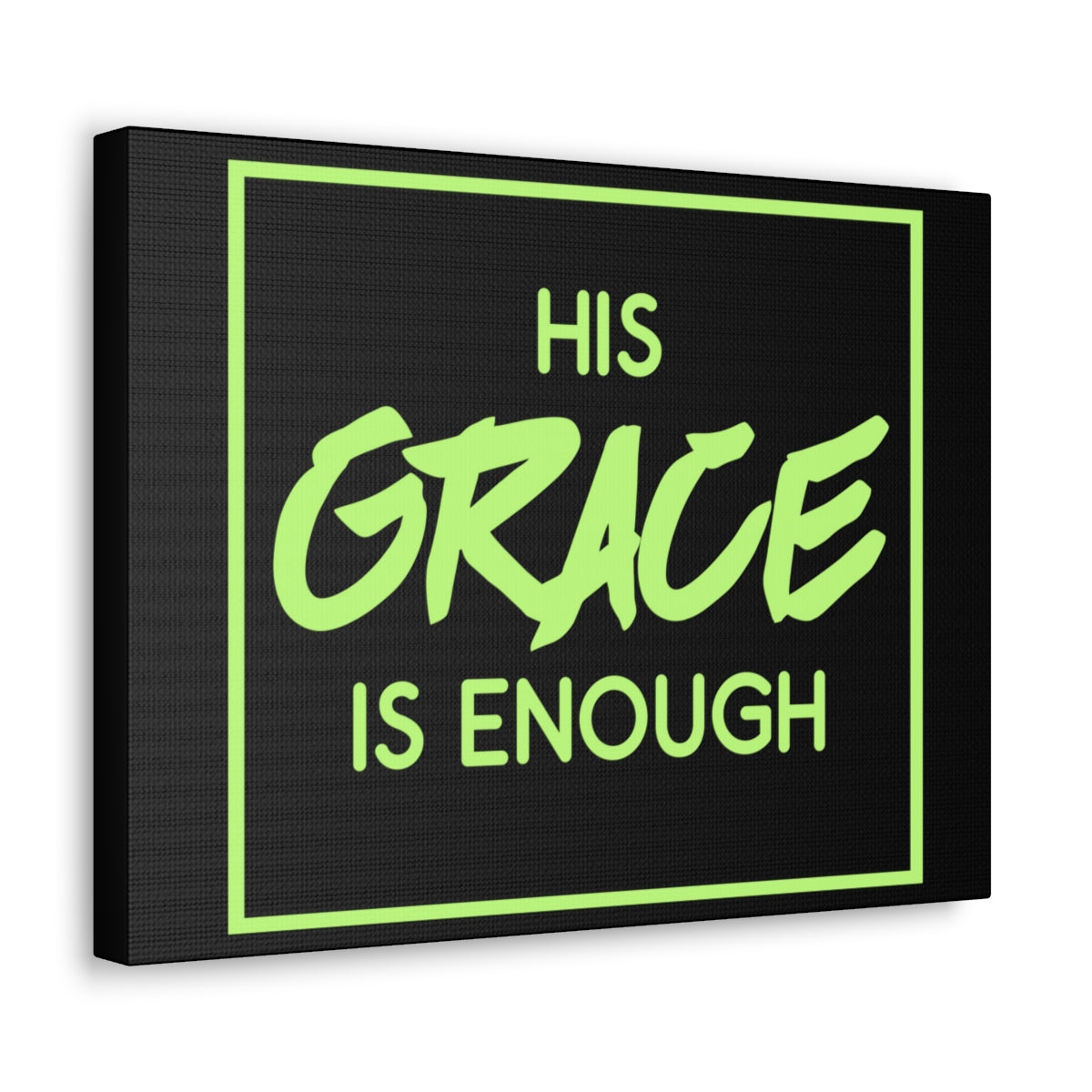 Scripture Walls His Grace Is Enough 2 Corinthians 12:9 Christian Wall Art Print Ready to Hang Unframed-Express Your Love Gifts