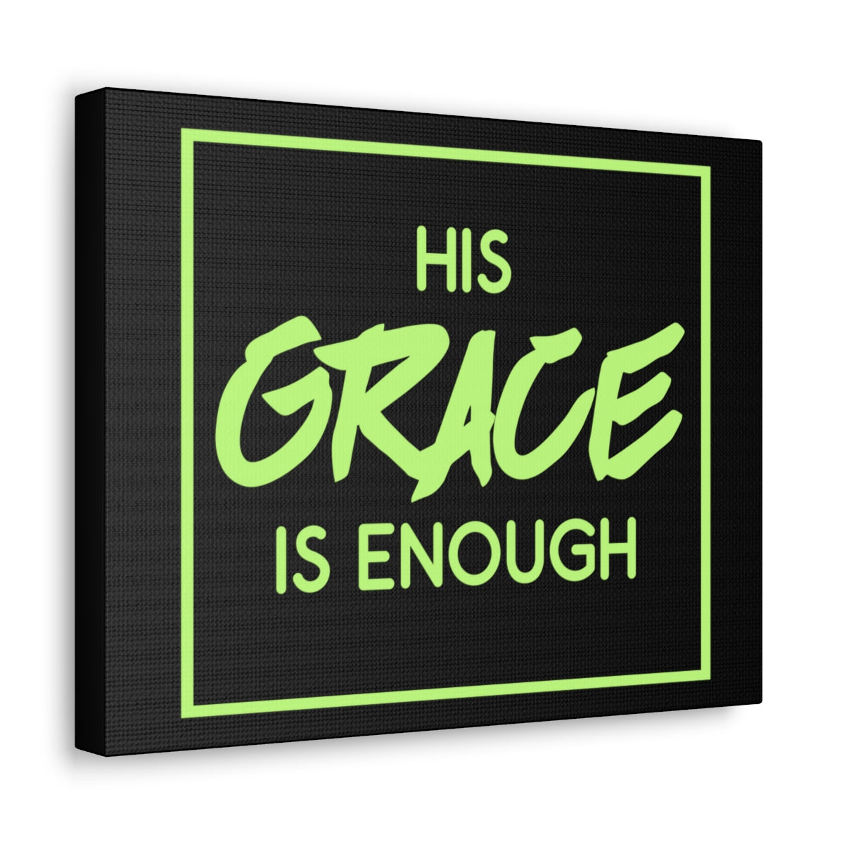 Scripture Walls His Grace Is Enough 2 Corinthians 12:9 Christian Wall Art Print Ready to Hang Unframed-Express Your Love Gifts