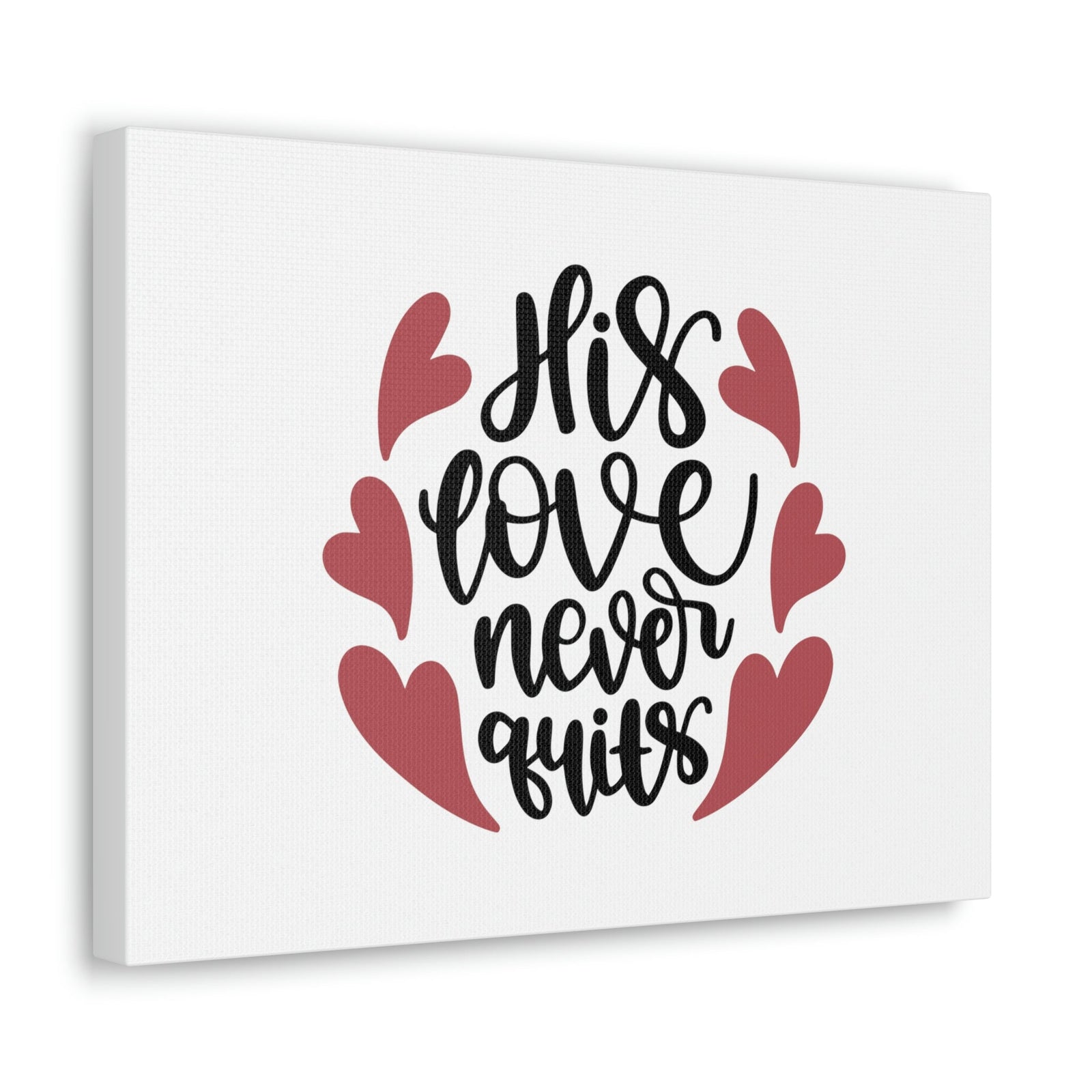 Scripture Walls His Love Never Quits Psalms 136:26 Christian Wall Art Bible Verse Print Ready to Hang Unframed-Express Your Love Gifts