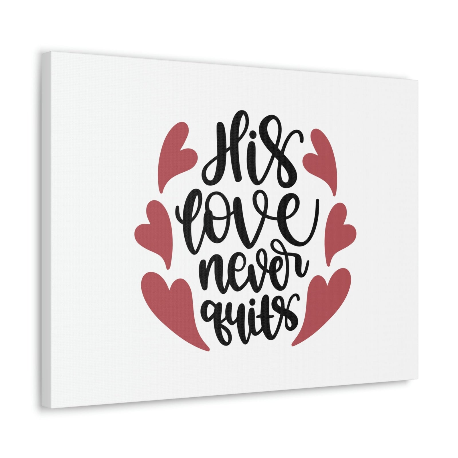 Scripture Walls His Love Never Quits Psalms 136:26 Christian Wall Art Bible Verse Print Ready to Hang Unframed-Express Your Love Gifts