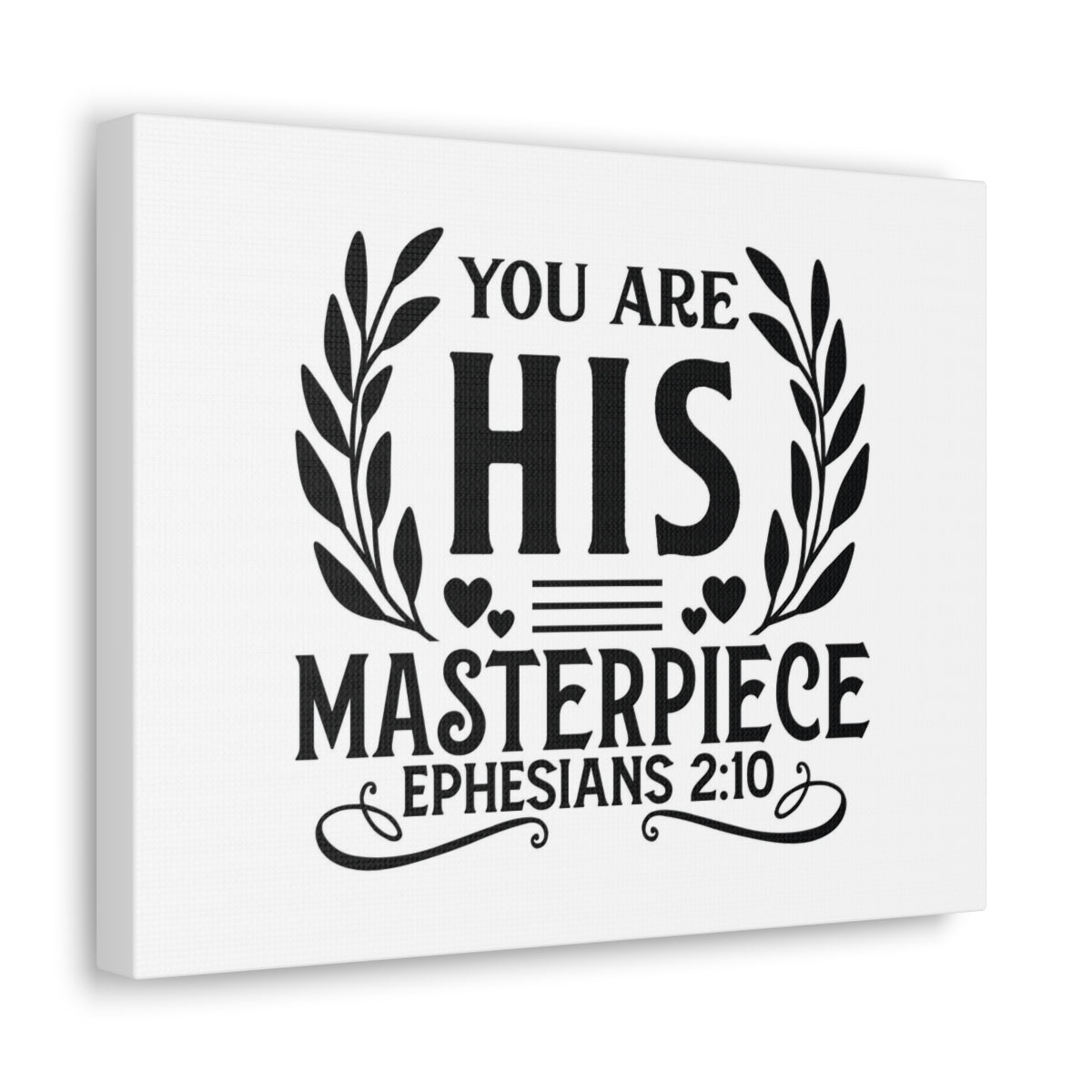 Scripture Walls His Masterpiece Ephesians 2:10 Bible Verse Canvas Christian Wall Art Ready to Hang Unframed-Express Your Love Gifts