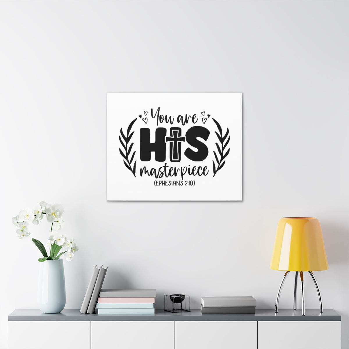 Scripture Walls His Masterpiece Ephesians 2:10 Branches Bible Verse Canvas Christian Wall Art Ready to Hang Unframed-Express Your Love Gifts