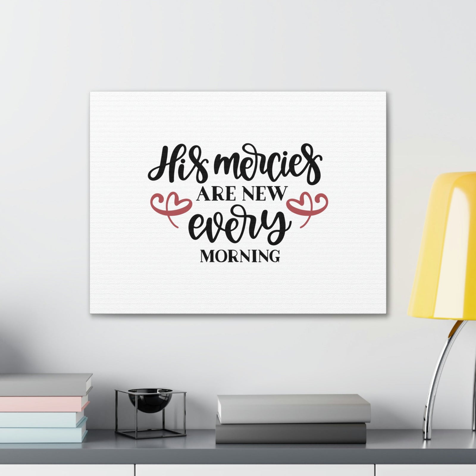 Scripture Walls His Mercies Are New Every Morning Lamentations 3:22-23 Christian Wall Art Bible Verse Print Ready to Hang Unframed-Express Your Love Gifts