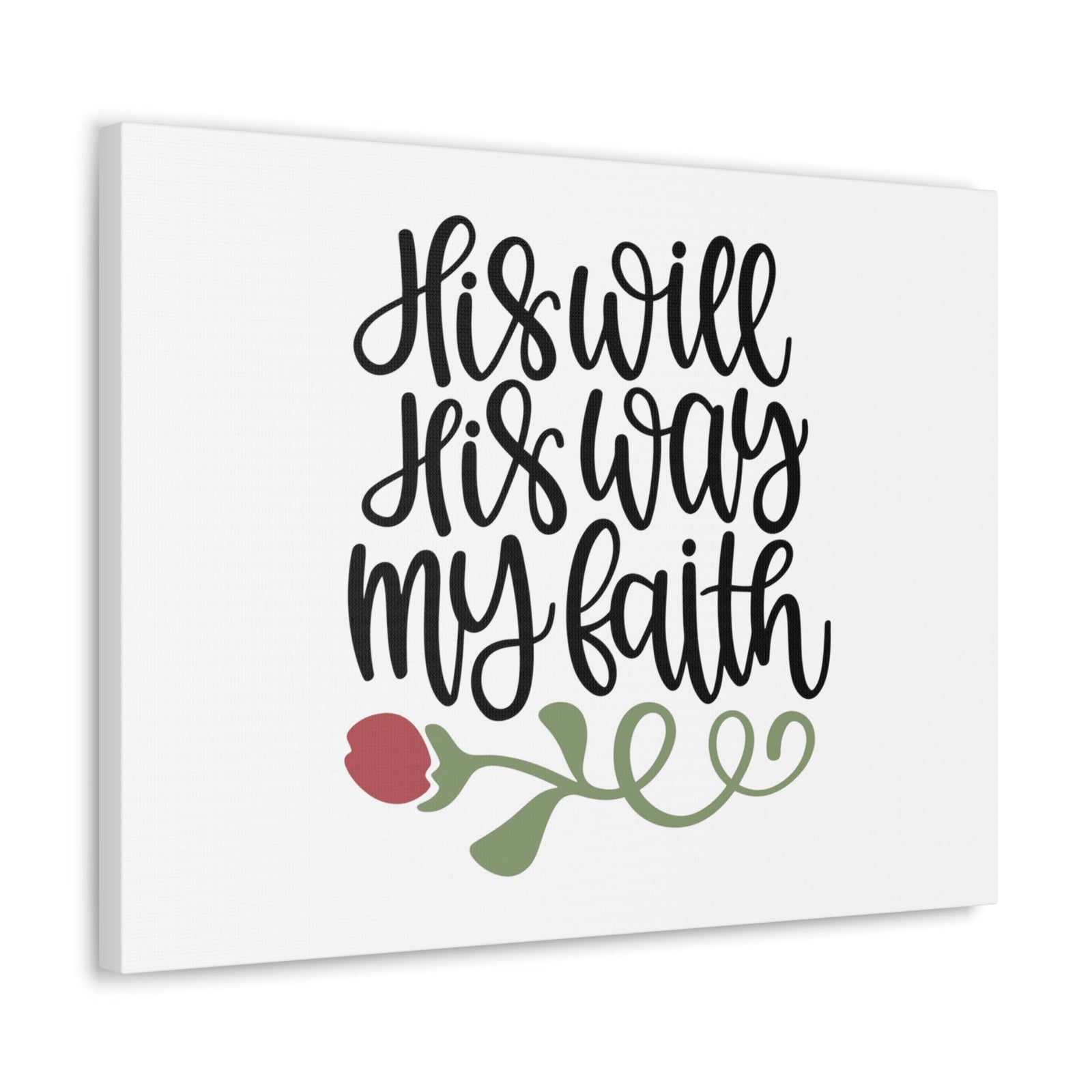 Scripture Walls His Will His Way My Faith Jeremiah 29:11 Christian Wall Art Bible Verse Print Ready to Hang Unframed-Express Your Love Gifts