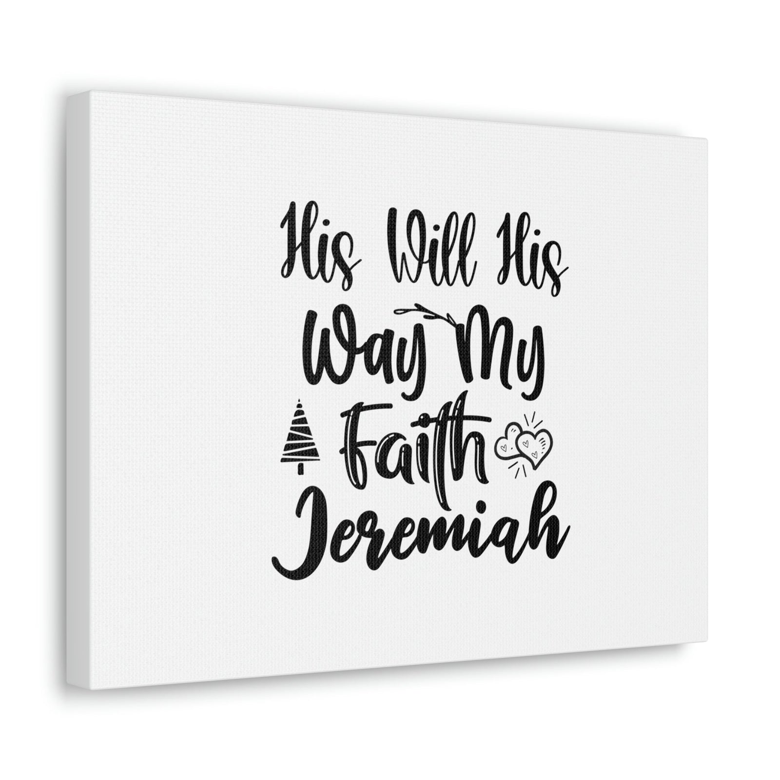 Scripture Walls His Will His Way My Faith Mark 10:52 Christian Wall Art Bible Verse Print Ready to Hang Unframed-Express Your Love Gifts