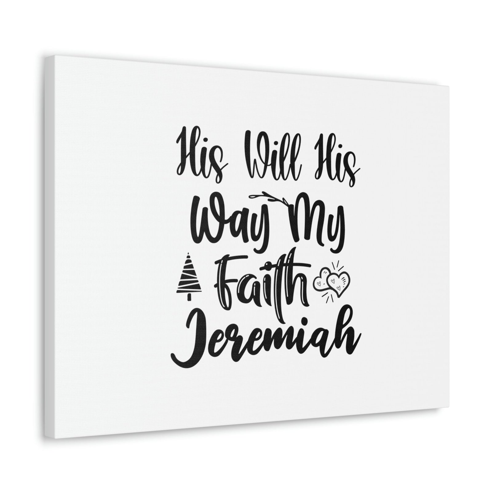 Scripture Walls His Will His Way My Faith Mark 10:52 Christian Wall Art Bible Verse Print Ready to Hang Unframed-Express Your Love Gifts