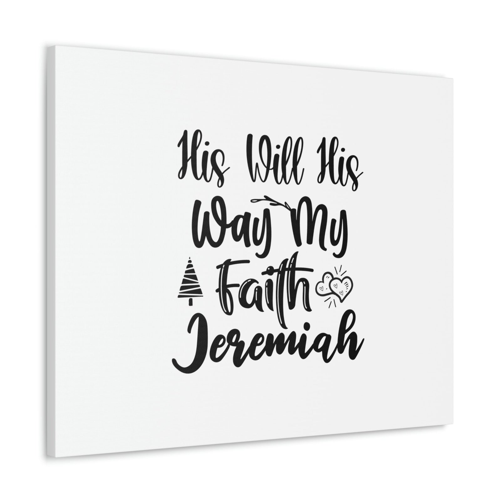 Scripture Walls His Will His Way My Faith Mark 10:52 Christian Wall Art Bible Verse Print Ready to Hang Unframed-Express Your Love Gifts
