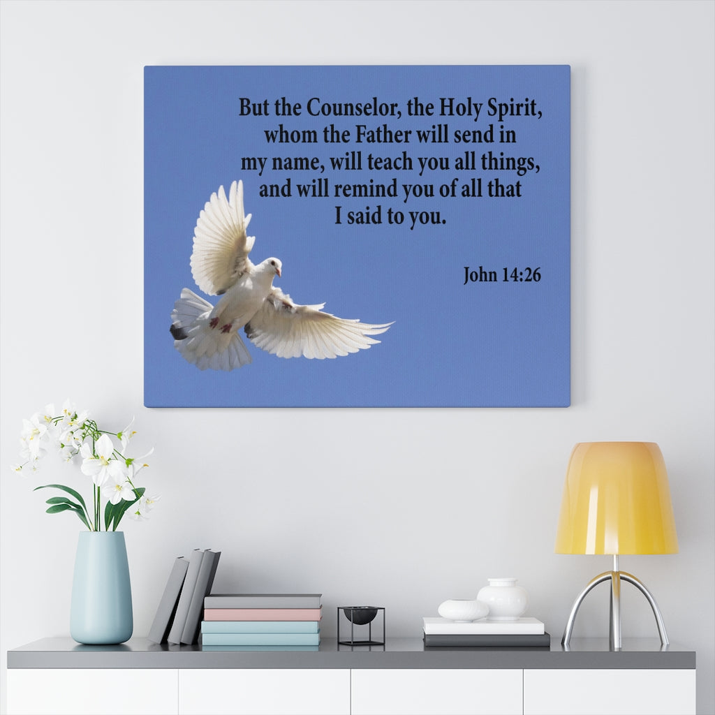 Scripture Walls Holy Ghost Comforter John 14:26 Wall Art Christian Home Decor Unframed-Express Your Love Gifts