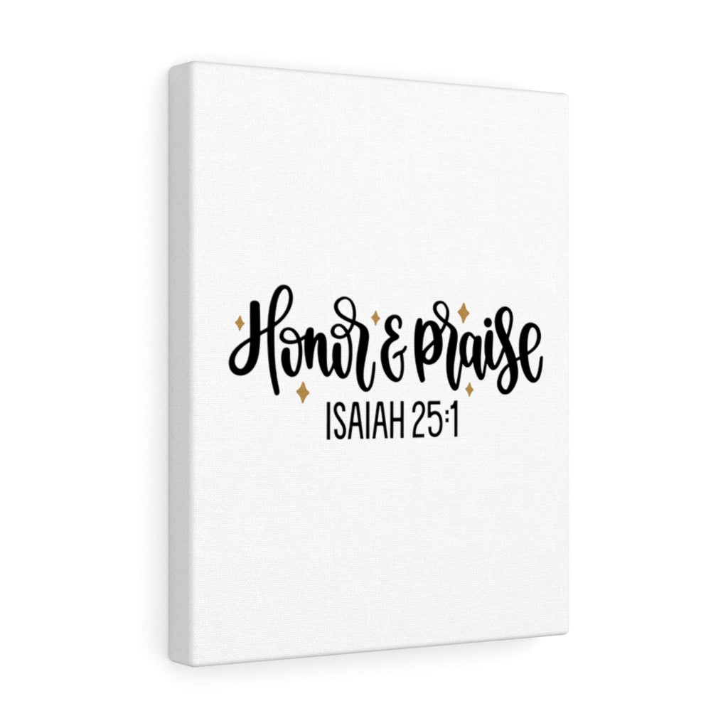Scripture Walls Honor & Praise Isaiah 25:1 Bible Verse Canvas Christian Wall Art Ready to Hang Unframed-Express Your Love Gifts