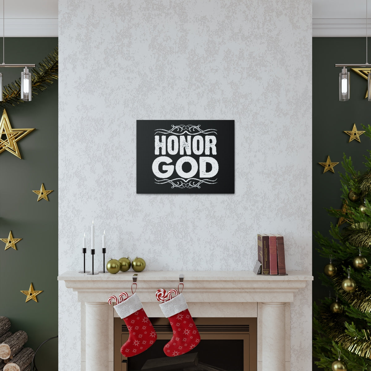 Scripture Walls Honor God 1 Corinthians 10:31 Christian Wall Art Print Ready to Hang Unframed-Express Your Love Gifts