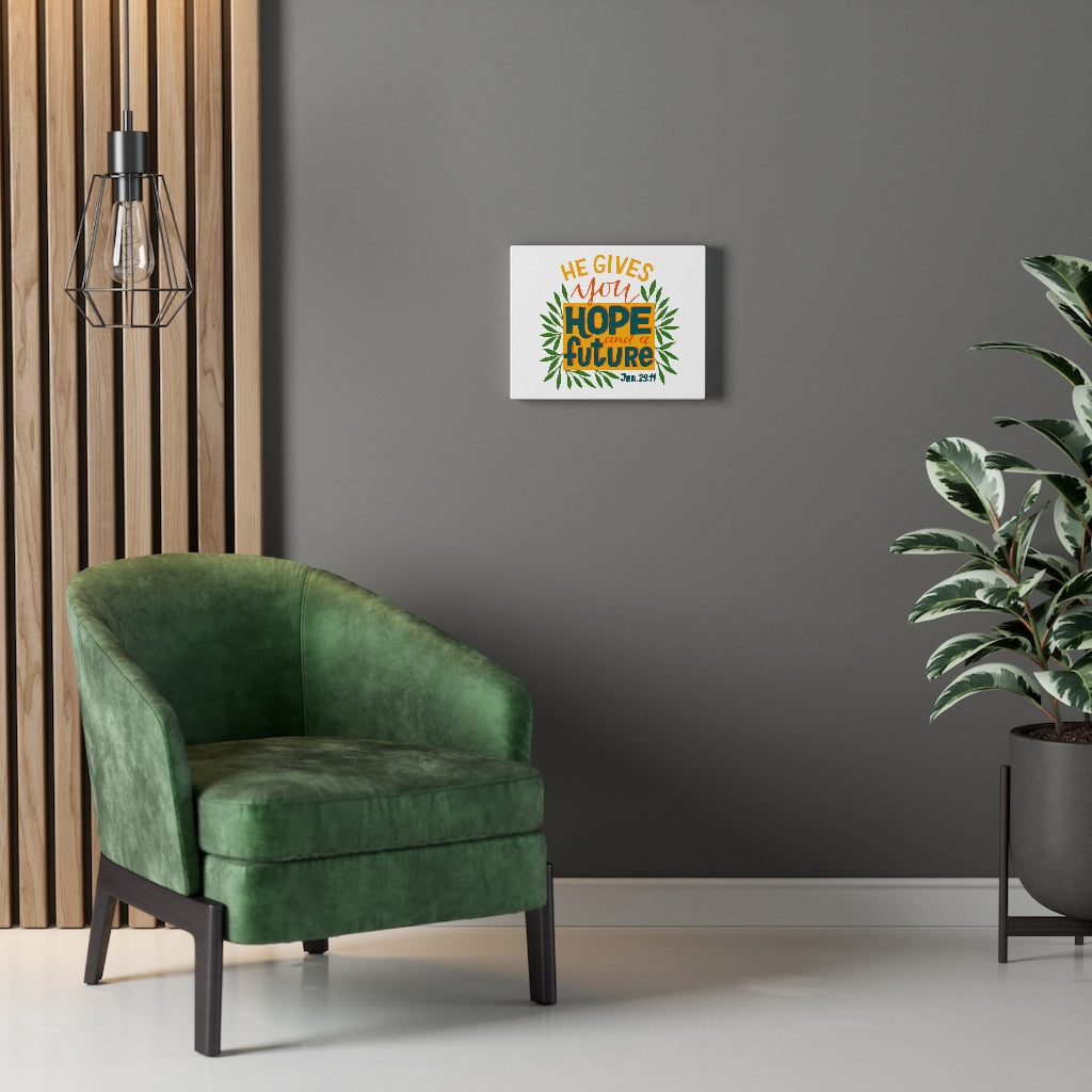 Scripture Walls Hope And A Future Jer 29:11 Bible Verse Canvas Christian Wall Art Ready to Hang Unframed-Express Your Love Gifts