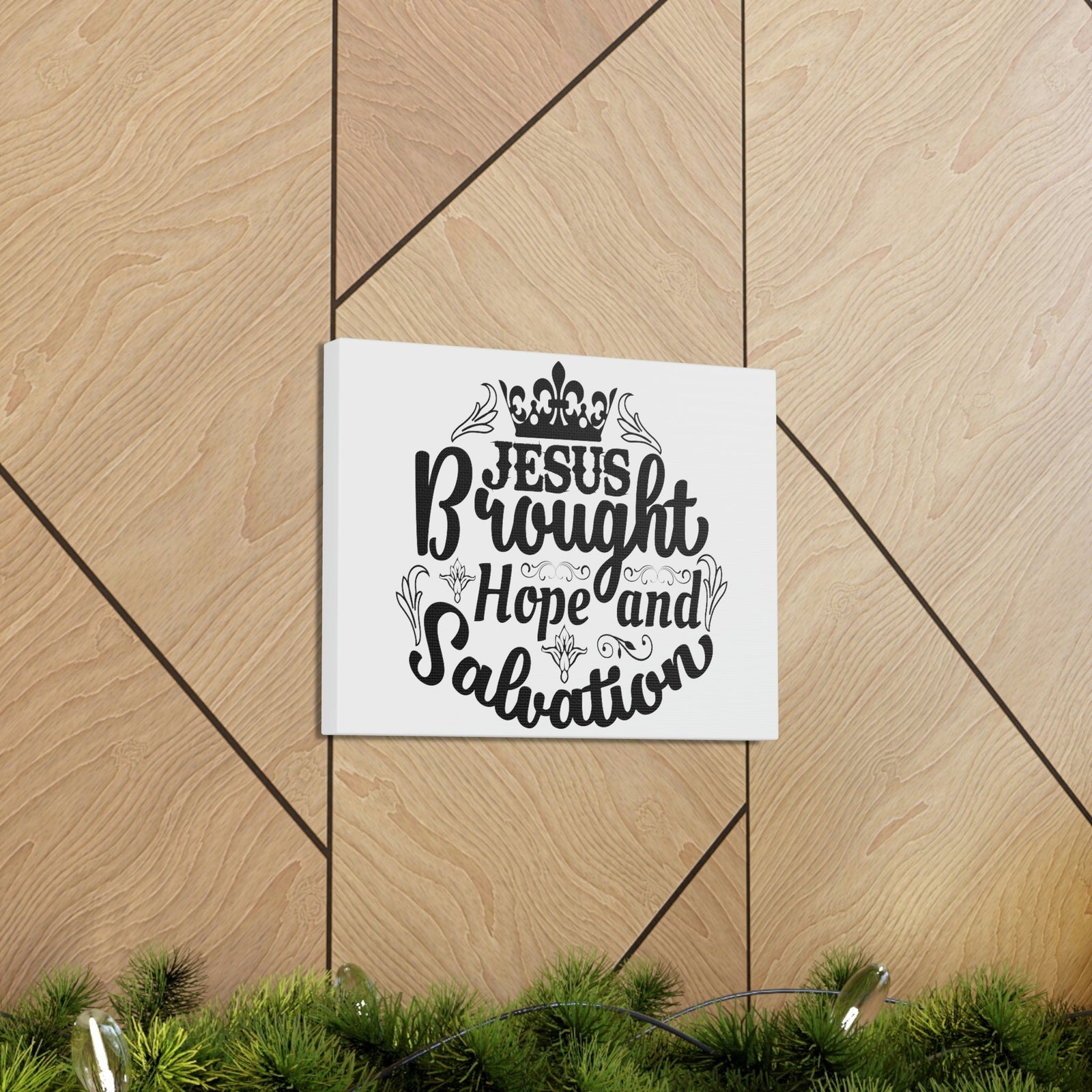 Scripture Walls Hope And Salvation John 3:16 Christian Wall Art Print Ready to Hang Unframed-Express Your Love Gifts