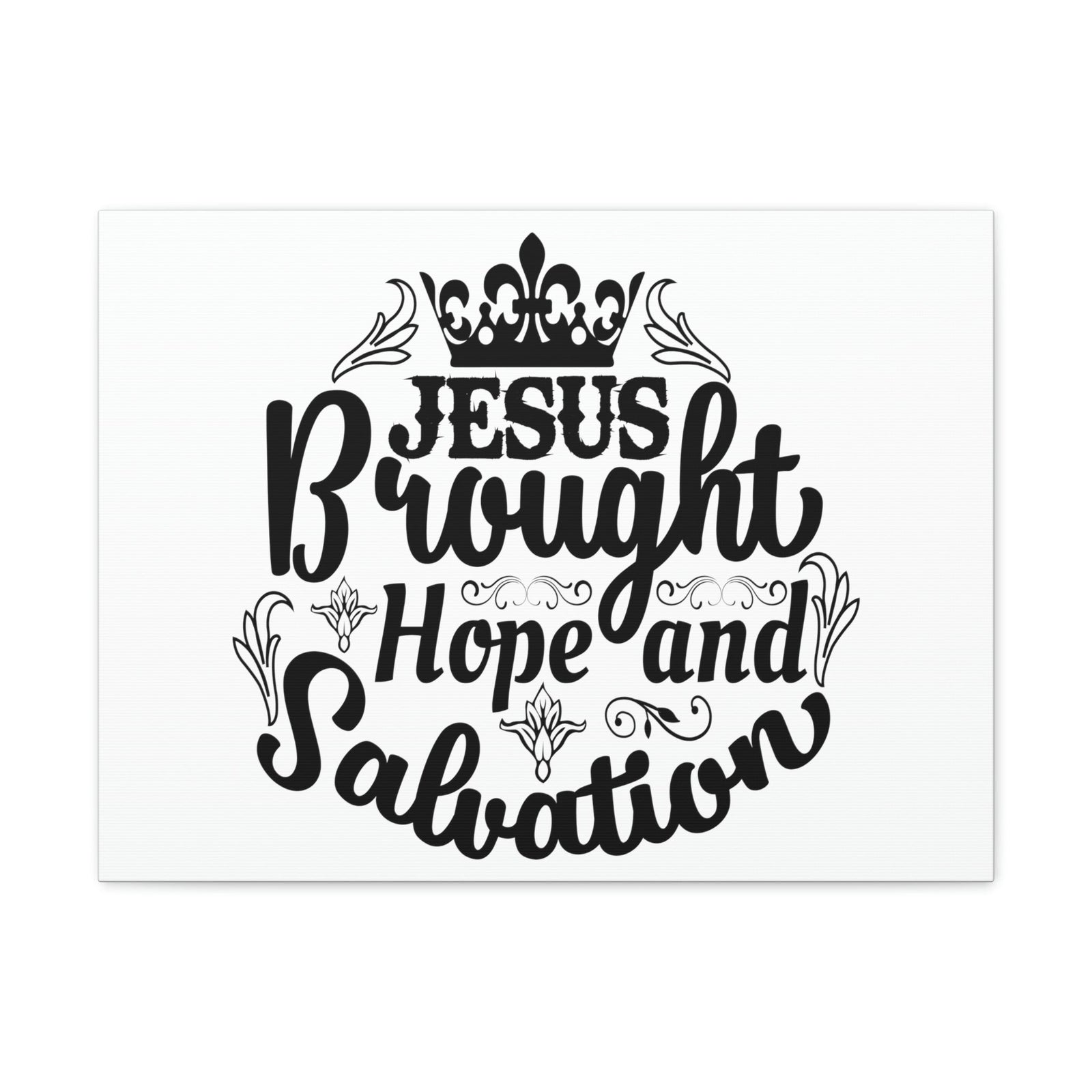 Scripture Walls Hope And Salvation John 3:16 Christian Wall Art Print Ready to Hang Unframed-Express Your Love Gifts