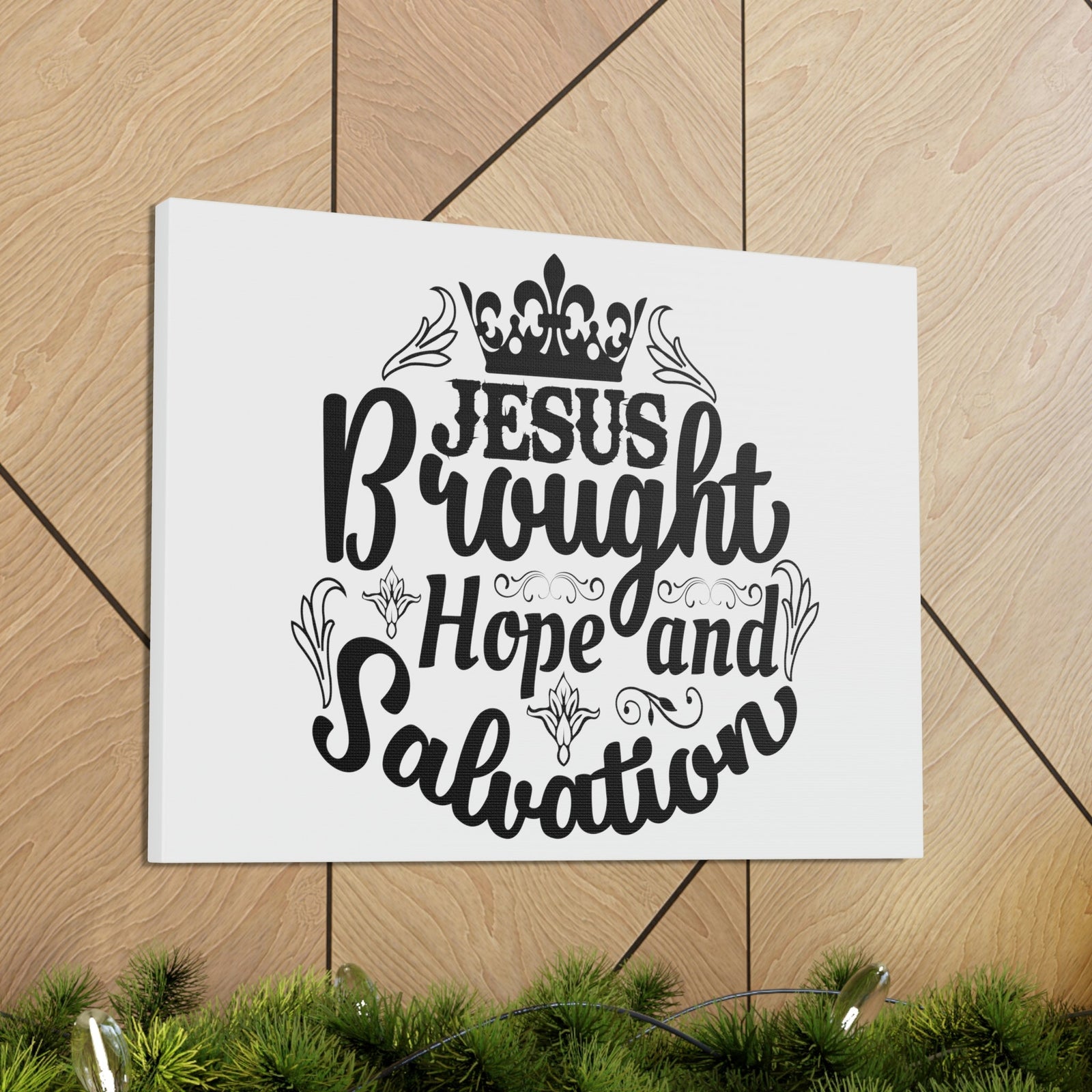 Scripture Walls Hope And Salvation John 3:16 Christian Wall Art Print Ready to Hang Unframed-Express Your Love Gifts