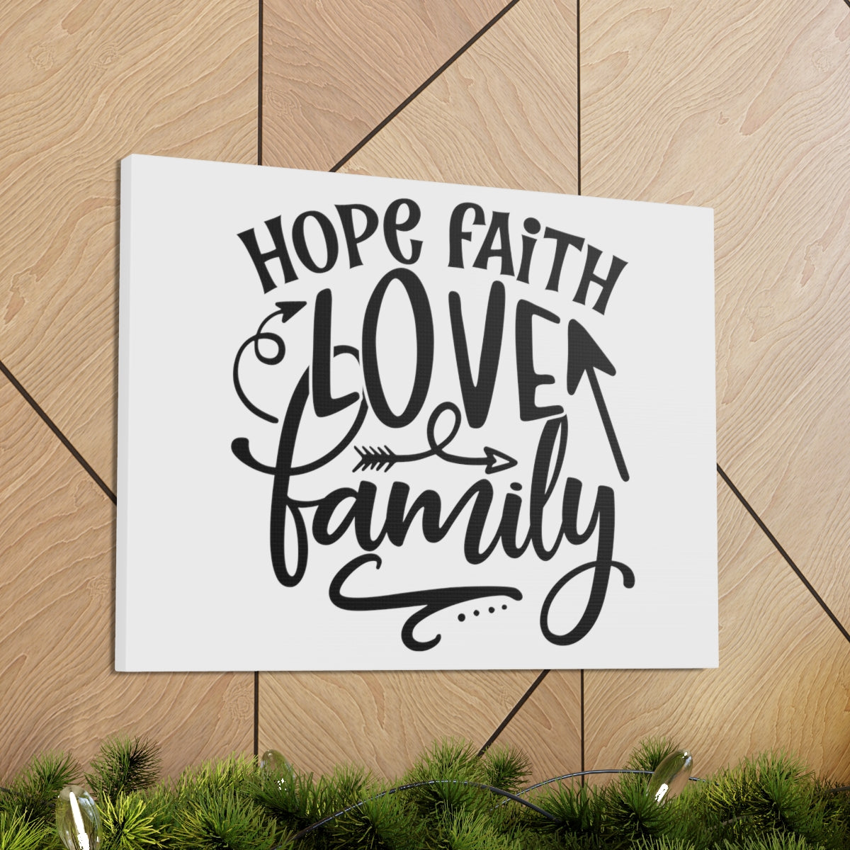 Scripture Walls Hope Faith Love 1 Corinthians 13:13 Christian Wall Art Print Ready to Hang Unframed-Express Your Love Gifts