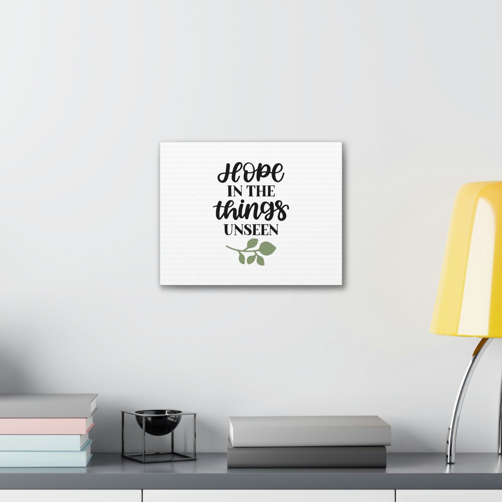 Scripture Walls Hope In The Things Unseen Hebrews 11:1 Christian Wall Art Bible Verse Print Ready to Hang Unframed-Express Your Love Gifts