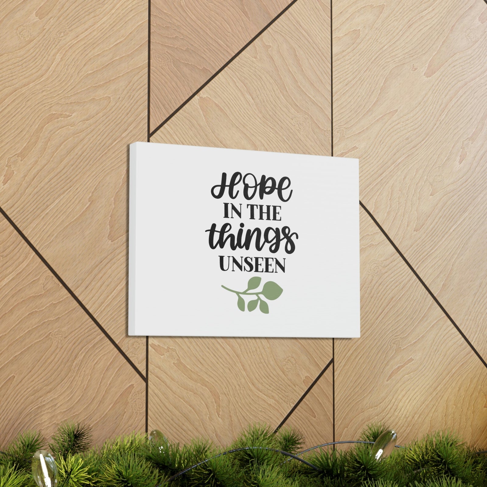 Scripture Walls Hope In The Things Unseen Hebrews 11:1 Christian Wall Art Bible Verse Print Ready to Hang Unframed-Express Your Love Gifts