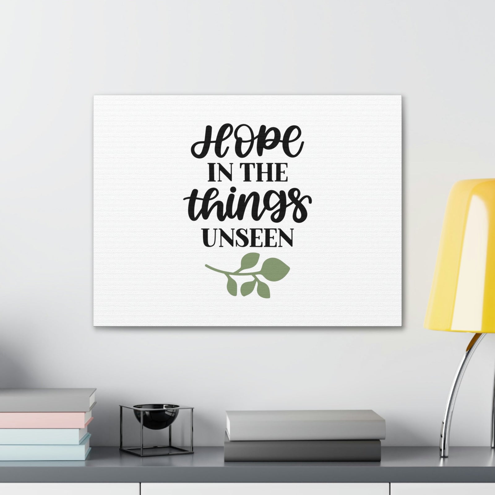 Scripture Walls Hope In The Things Unseen Hebrews 11:1 Christian Wall Art Bible Verse Print Ready to Hang Unframed-Express Your Love Gifts