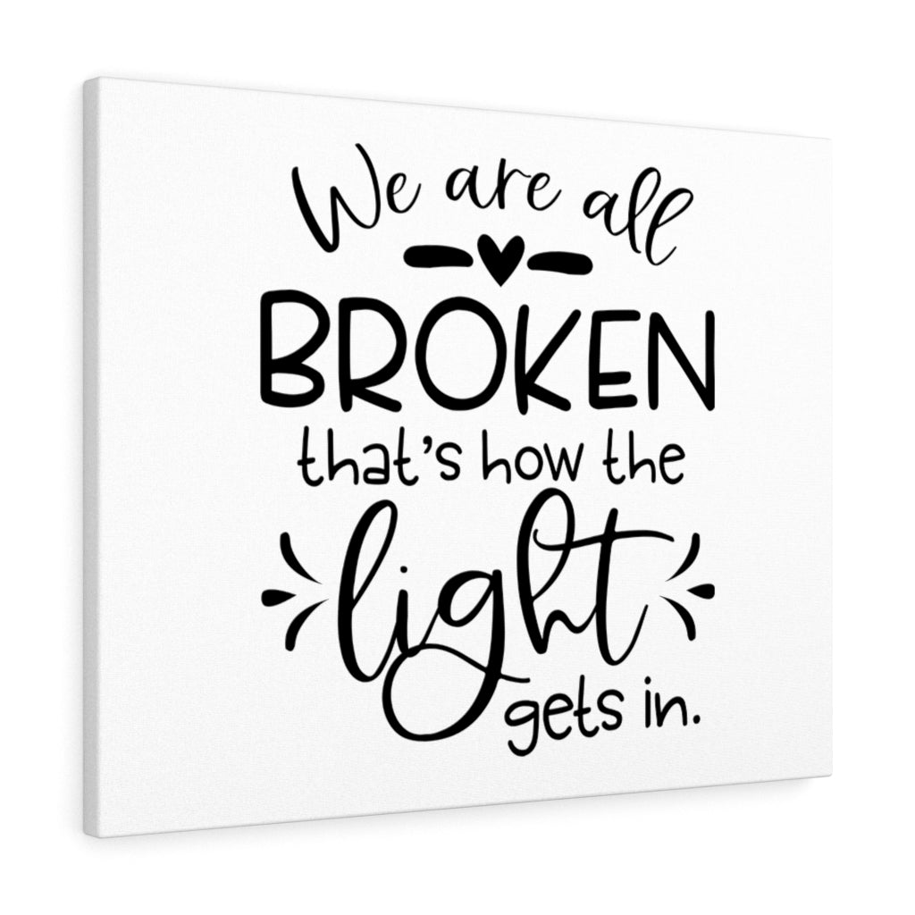 Scripture Walls How The Light Gets In Bible Verse Canvas Christian Wall Art Ready to Hang Unframed-Express Your Love Gifts