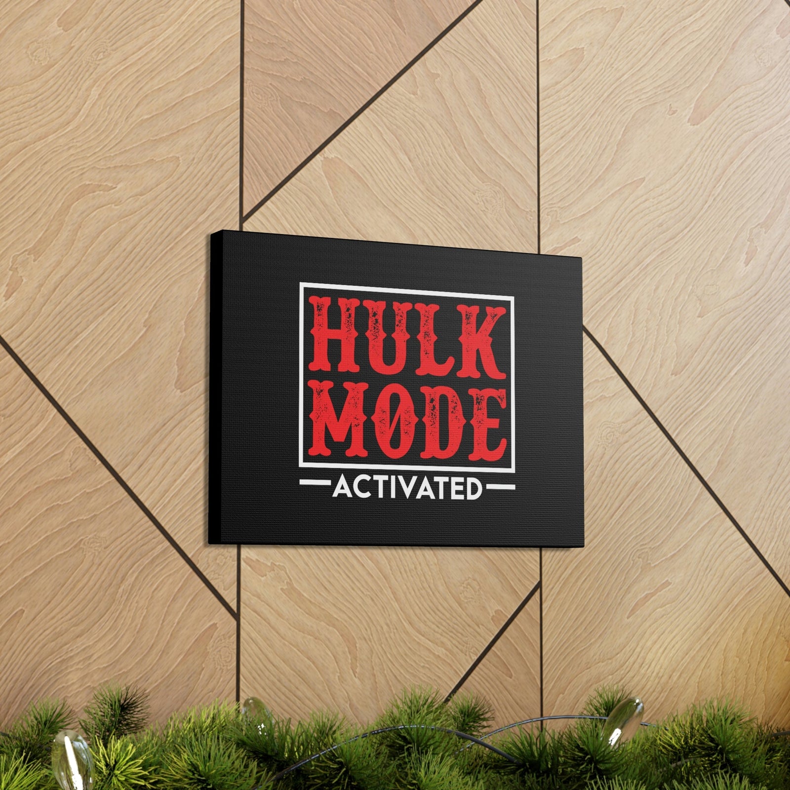 Scripture Walls Hulk Mode Activated Luke 1:37 Christian Wall Art Bible Verse Print Ready to Hang Unframed-Express Your Love Gifts