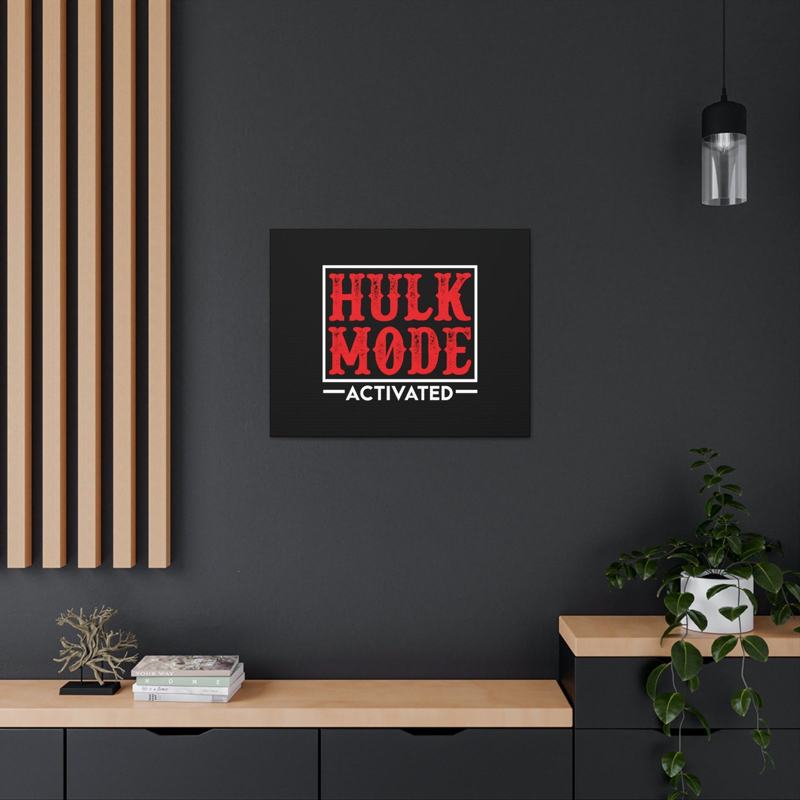 Scripture Walls Hulk Mode Activated Luke 1:37 Christian Wall Art Bible Verse Print Ready to Hang Unframed-Express Your Love Gifts