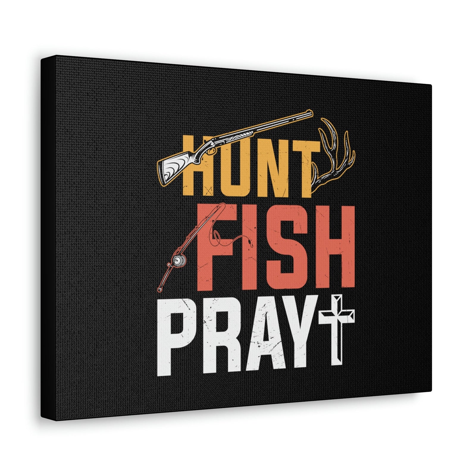Scripture Walls Hunt, Fish, Pray Jeremiah 16:16 Christian Wall Art Bible Verse Print Ready to Hang Unframed-Express Your Love Gifts