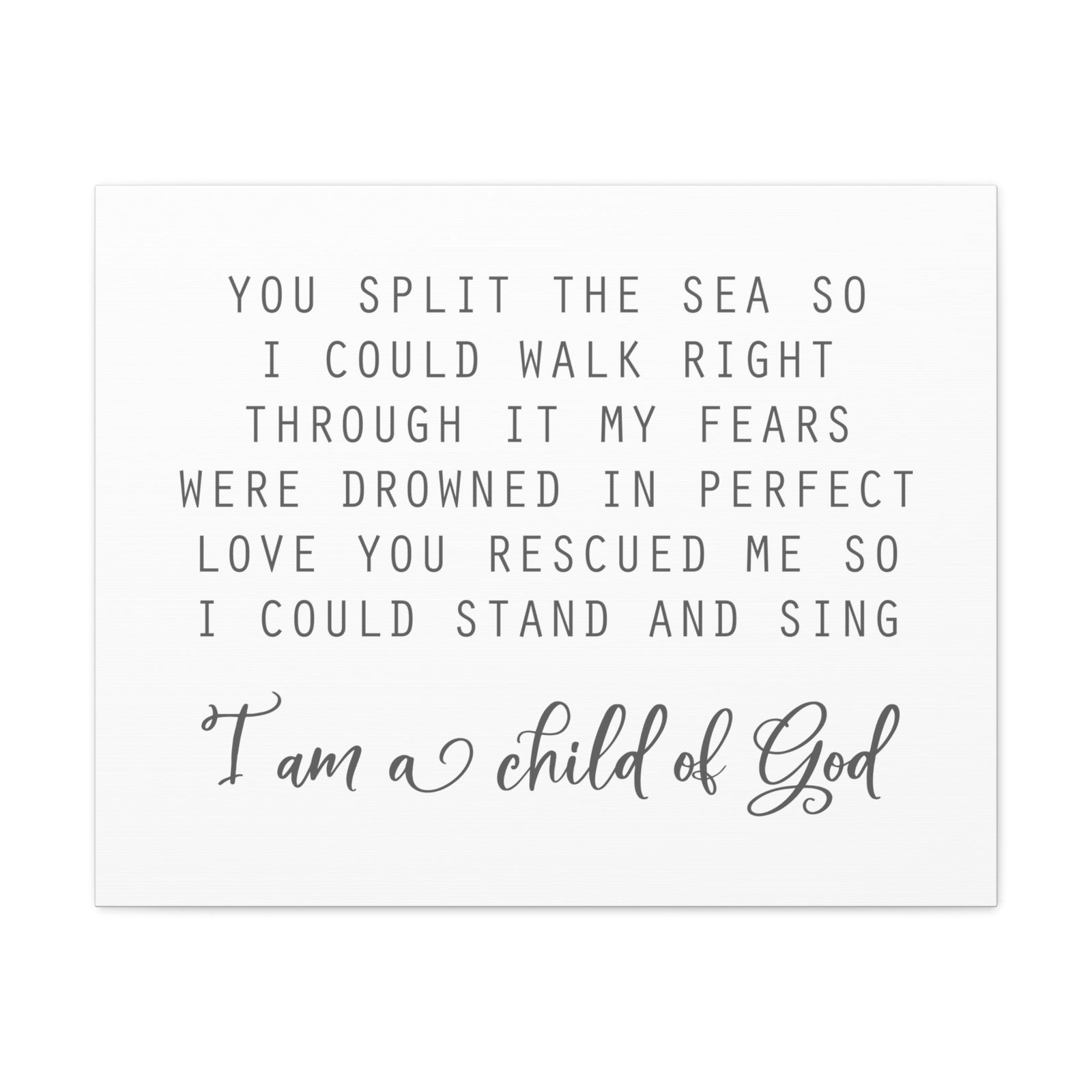 Scripture Walls I Am A Child Of God Romans 8:14 Christian Wall Art Bible Verse Print Ready to Hang Unframed-Express Your Love Gifts