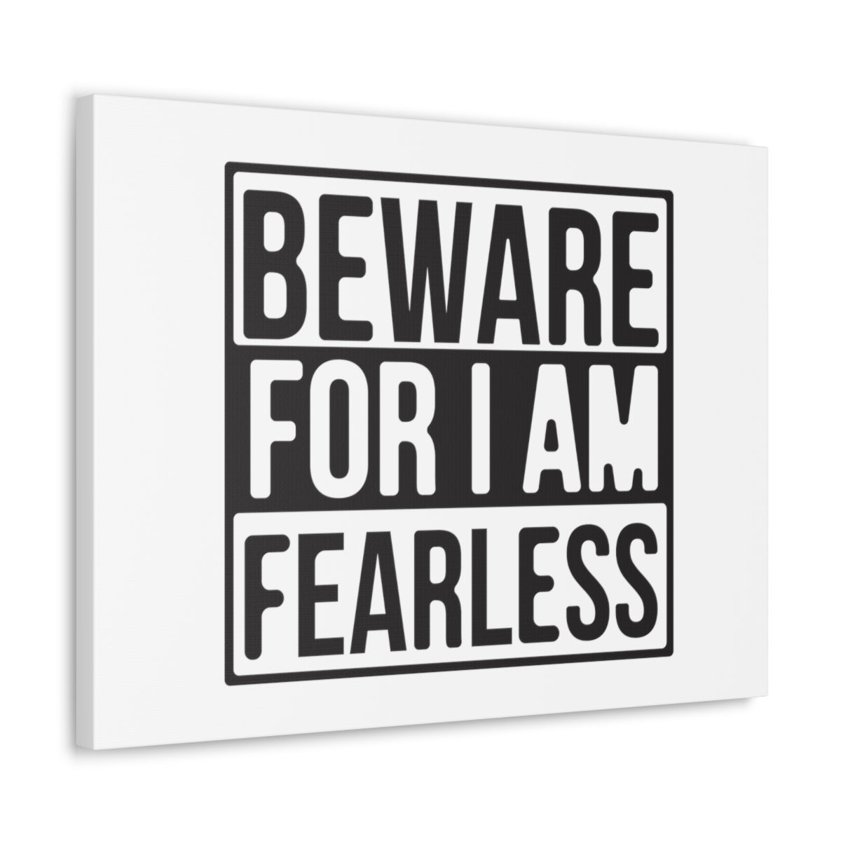 Scripture Walls I Am Fearless Jeremiah 1:8 Christian Wall Art Print Ready to Hang Unframed-Express Your Love Gifts