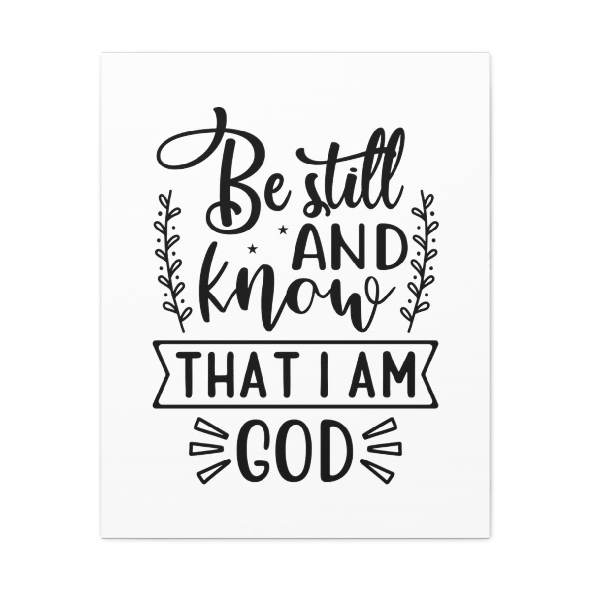 Scripture Walls I Am God Genesis 31:13 Christian Wall Art Bible Verse Print Ready to Hang Unframed-Express Your Love Gifts