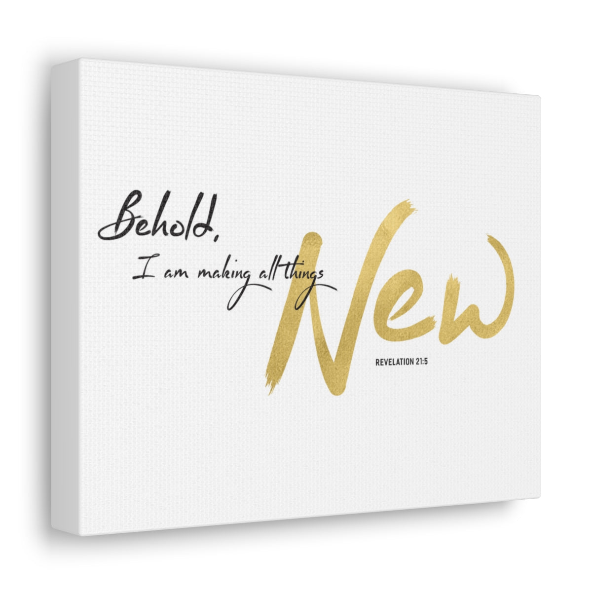 Scripture Walls I Am Making All Things New Revelation 21:5 Bible Verse Canvas Christian Wall Art Ready to Hang Unframed-Express Your Love Gifts