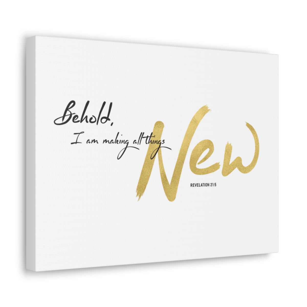 Scripture Walls I Am Making All Things New Revelation 21:5 Bible Verse Canvas Christian Wall Art Ready to Hang Unframed-Express Your Love Gifts