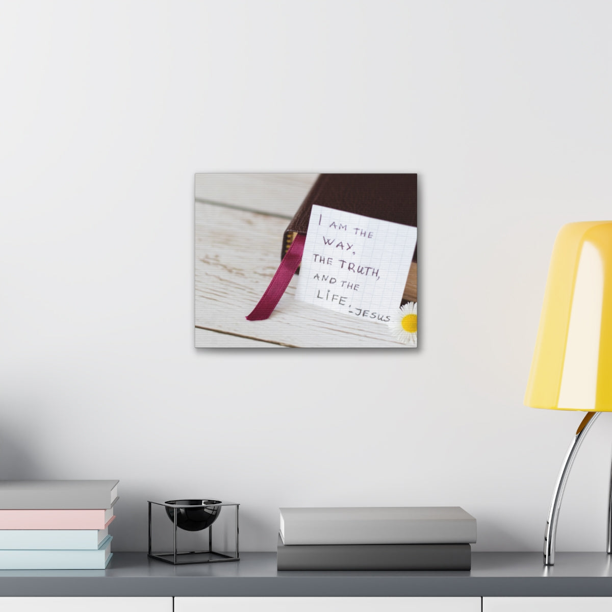 Scripture Walls I Am The Way John 14:6 Christian Wall Art Bible Verse Print Ready to Hang Unframed-Express Your Love Gifts