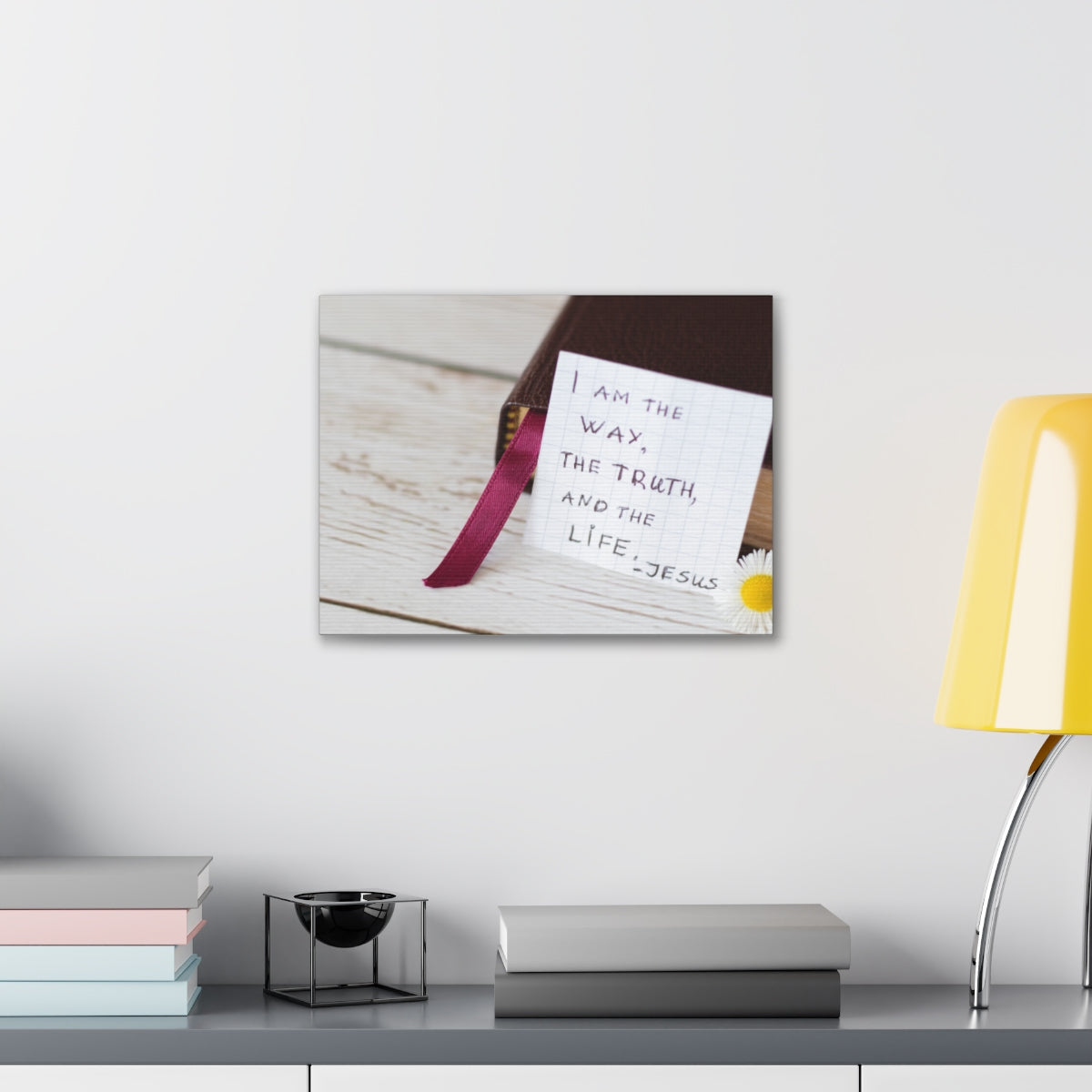 Scripture Walls I Am The Way John 14:6 Christian Wall Art Bible Verse Print Ready to Hang Unframed-Express Your Love Gifts