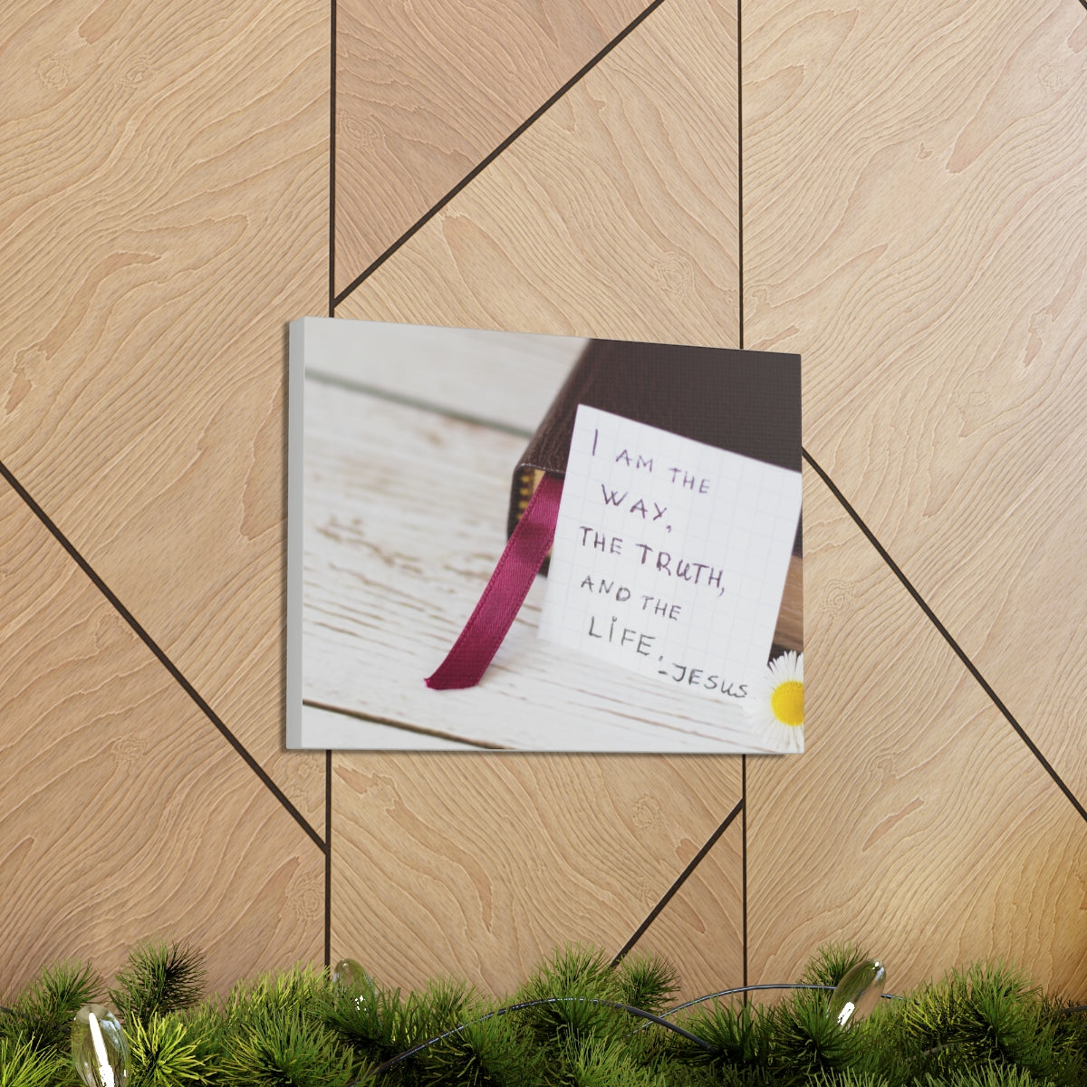 Scripture Walls I Am The Way John 14:6 Christian Wall Art Bible Verse Print Ready to Hang Unframed-Express Your Love Gifts