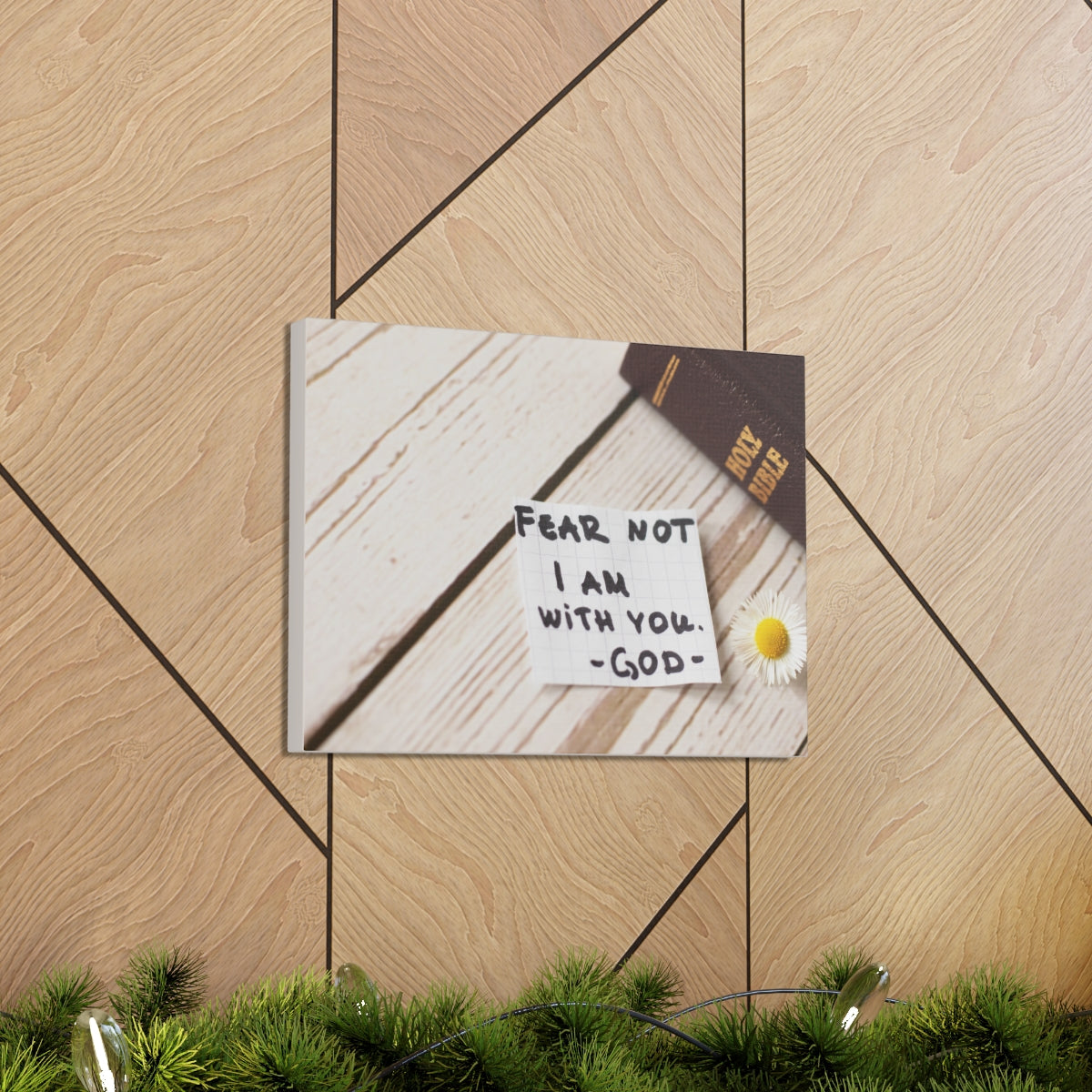 Scripture Walls I Am With You Joshua 1:9 Christian Wall Art Bible Verse Print Ready to Hang Unframed-Express Your Love Gifts
